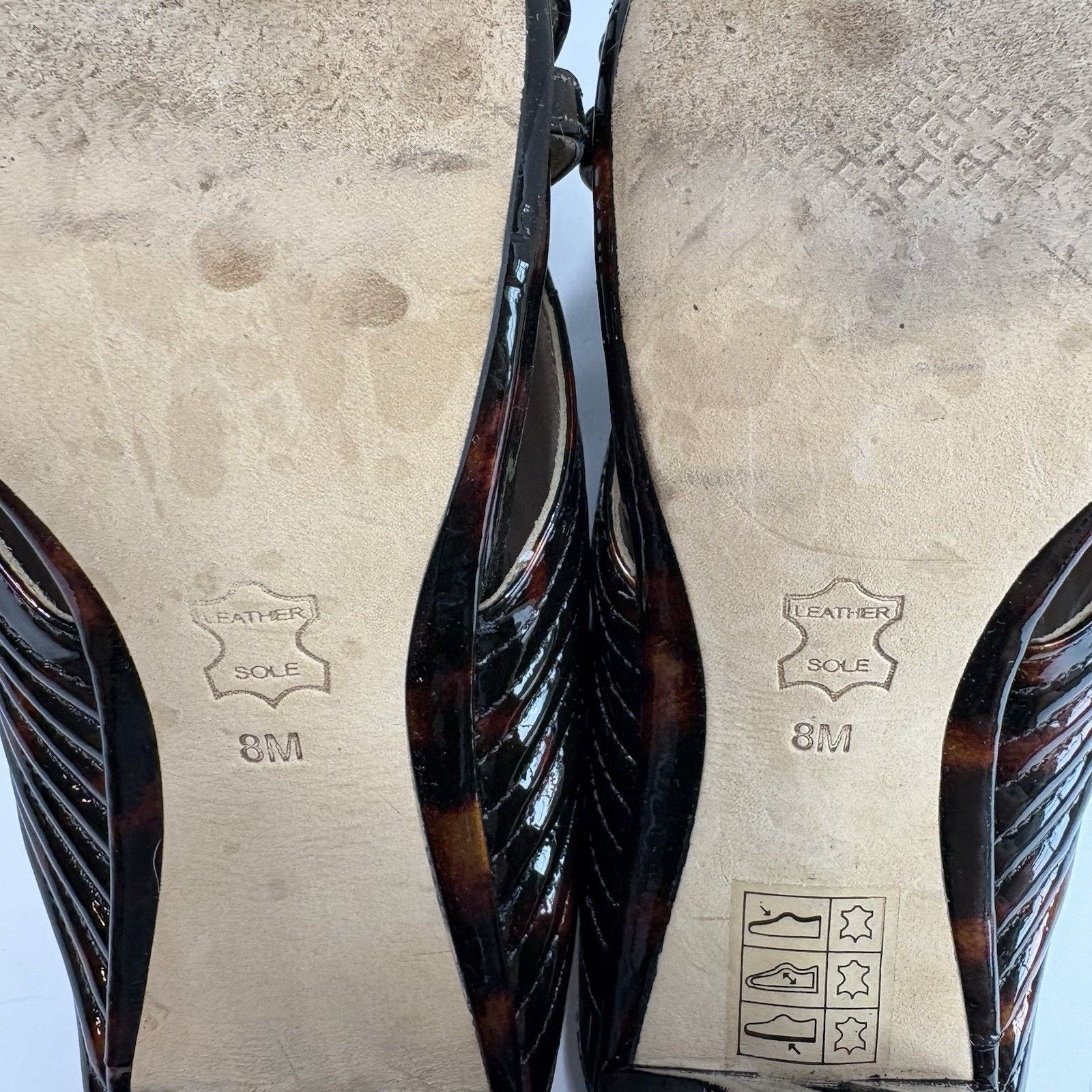 Tory Burch Tory Burch Tortoise Shell Brida Mule Heels Size US 8 / IT 38 - 9 Thumbnail