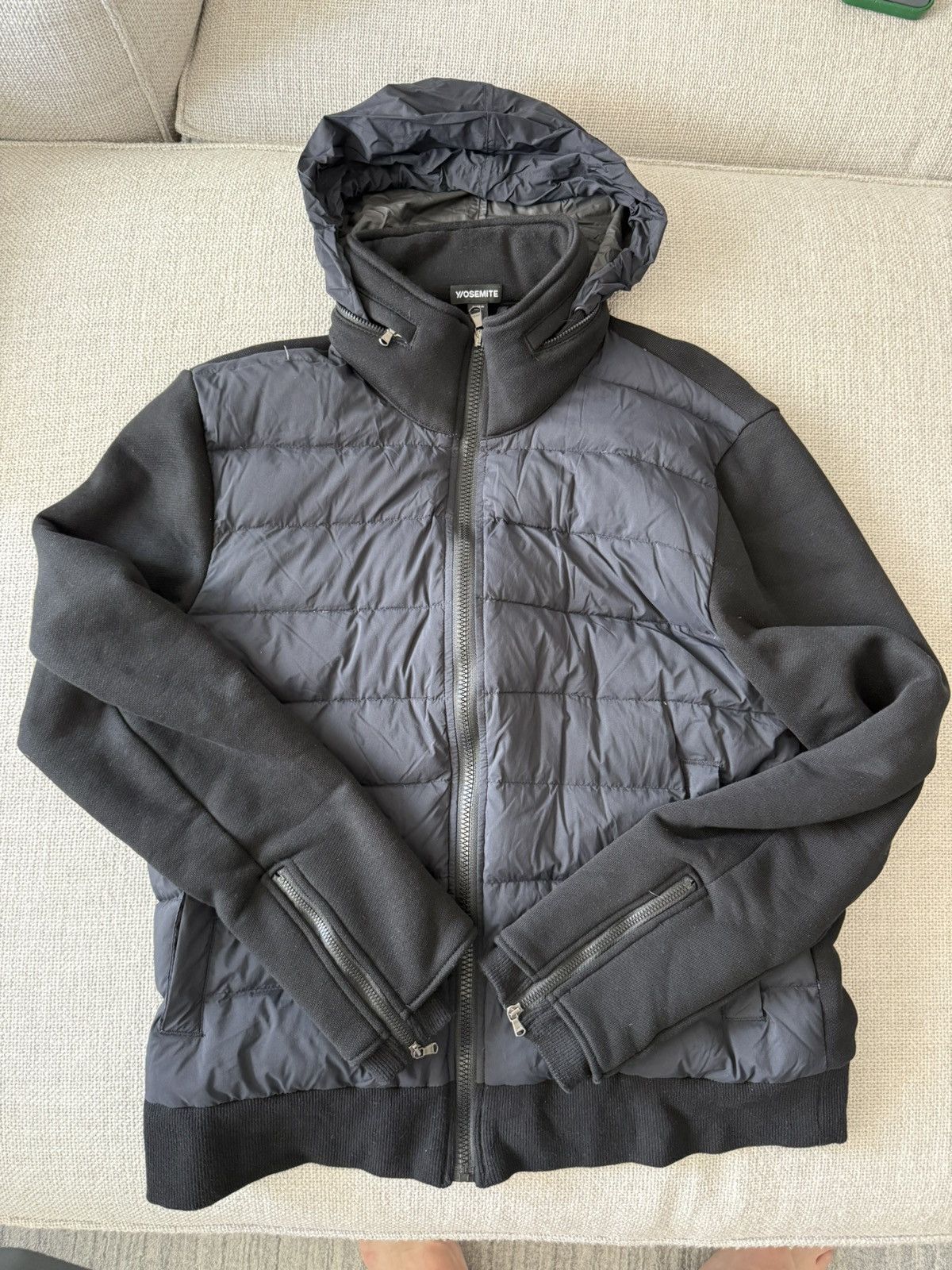 James Perse James Perse Y/Osemite Hybrid Down Hoodie — Black | Size 2 M Size US M / EU 48-50 / 2 - 1 Thumbnail