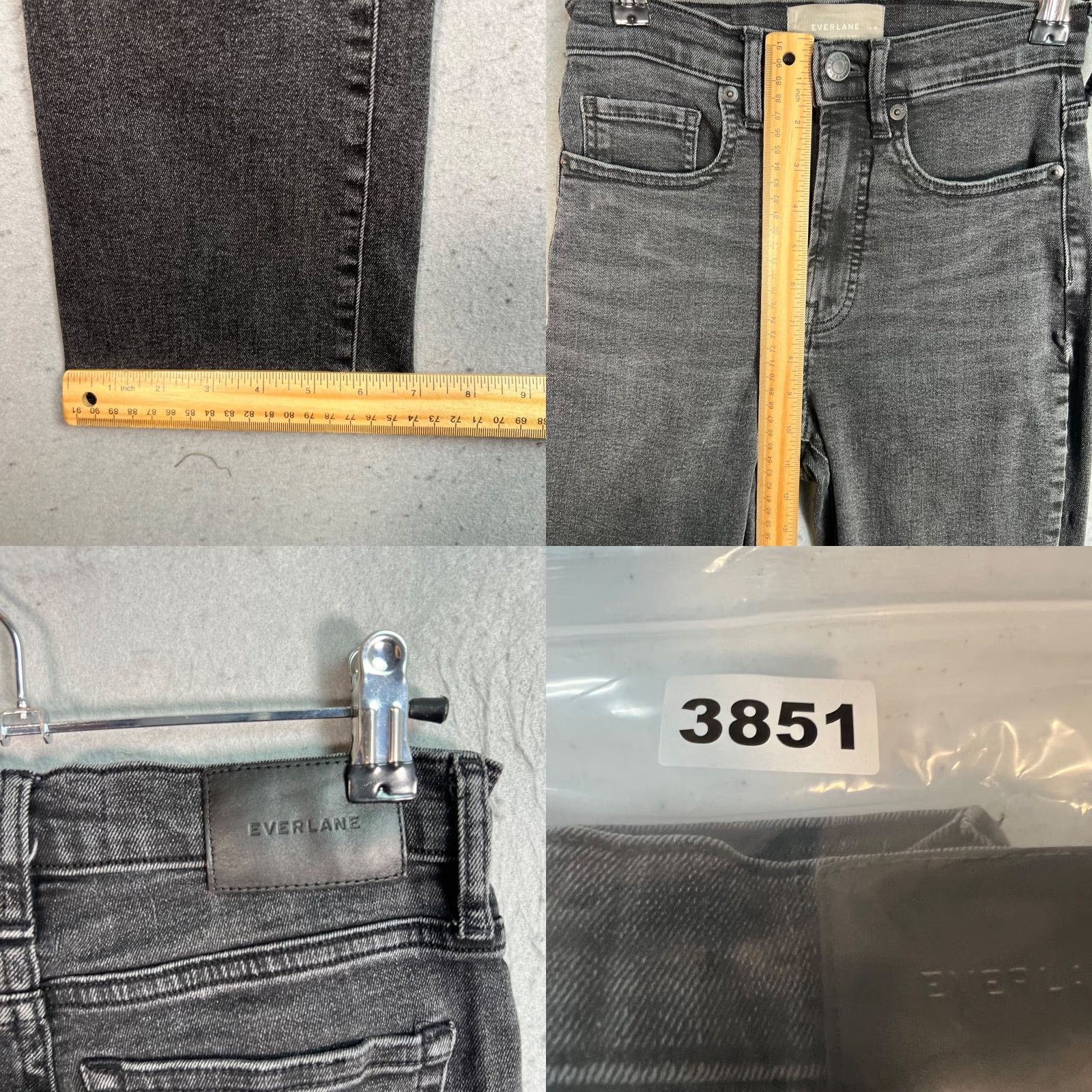 Everlane Everlane Jeans Slim Bootcut Black 25 Womens Denims Stretch Cotton Blend 5-Pocket Inseam 26 Regular Size Type Size 42" / US 20 - 8 Thumbnail
