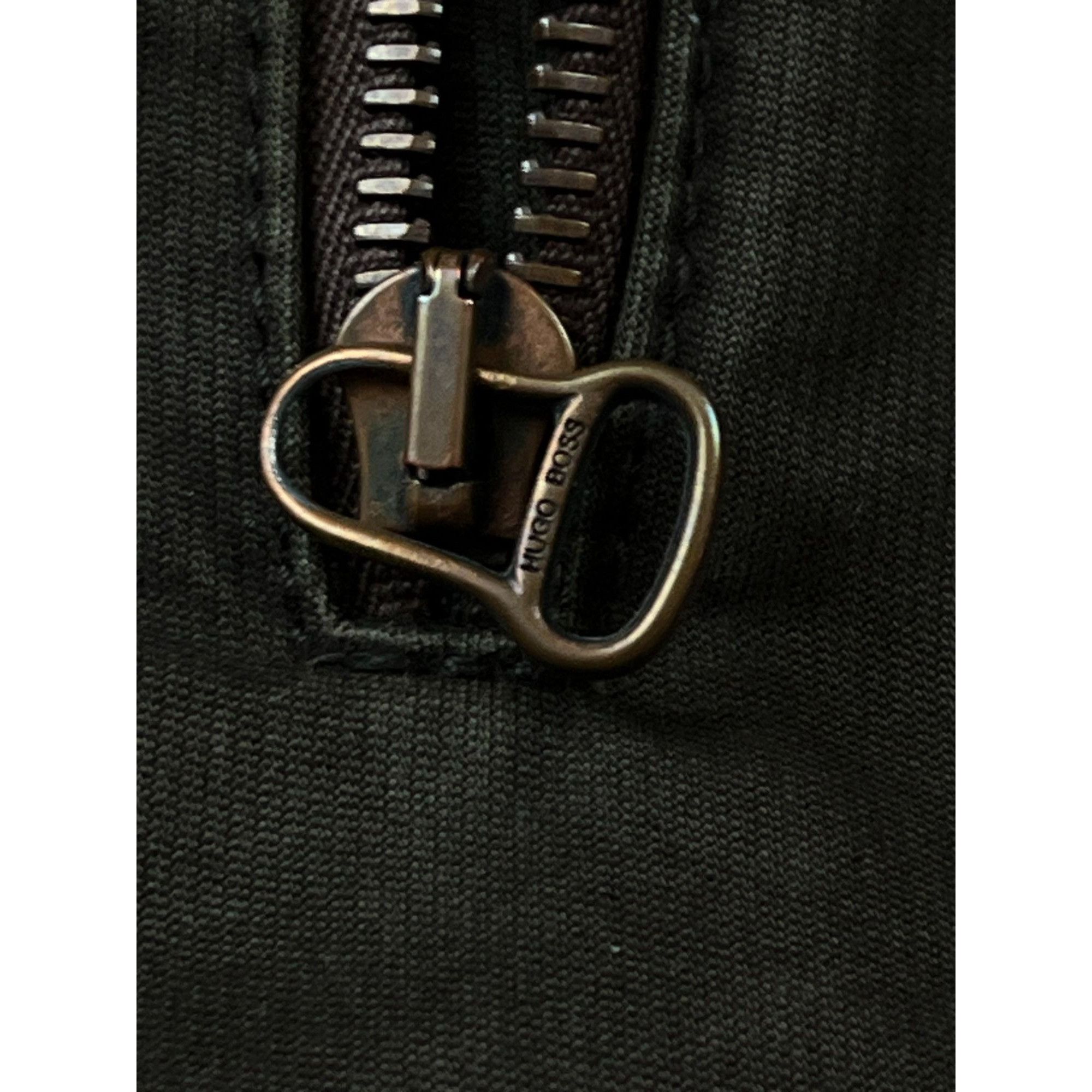 Hugo Boss × Vintage Hugo Boss Oswald Mens Military-Style Zipper Jacket Size US M / EU 48-50 / 2 - 11 Thumbnail