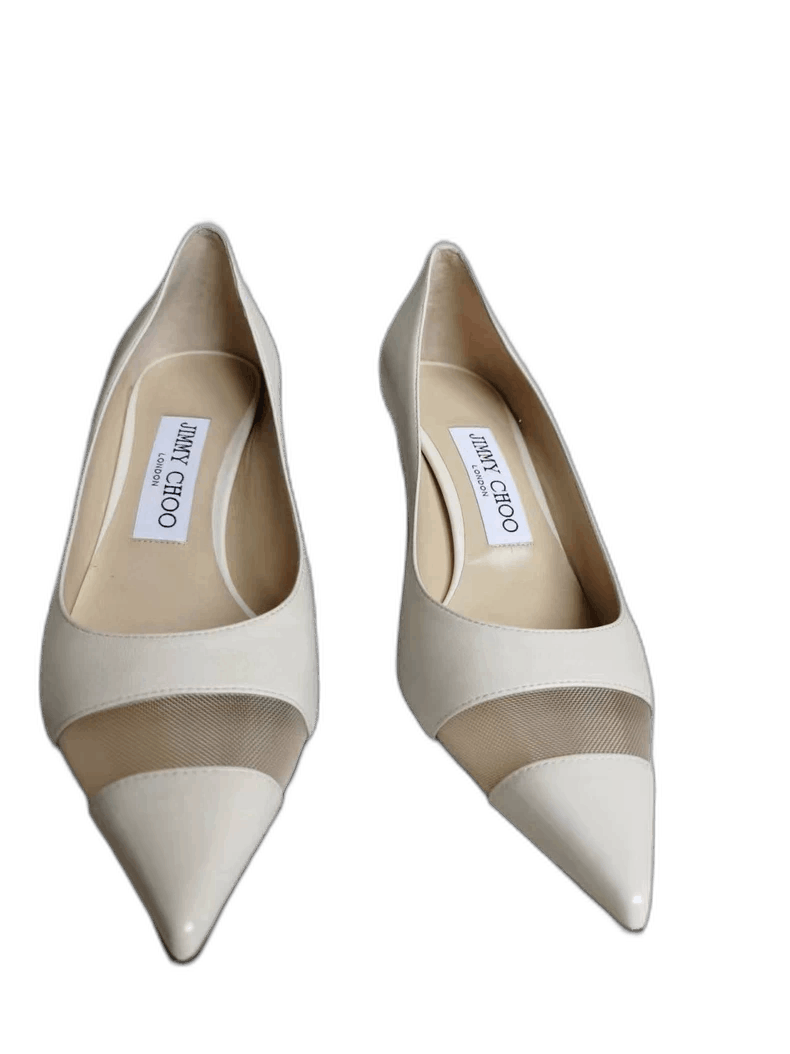 Jimmy Choo Jimmy Choo High Heels with Mesh Details Size US 6 / EU 39 - 1 Thumbnail