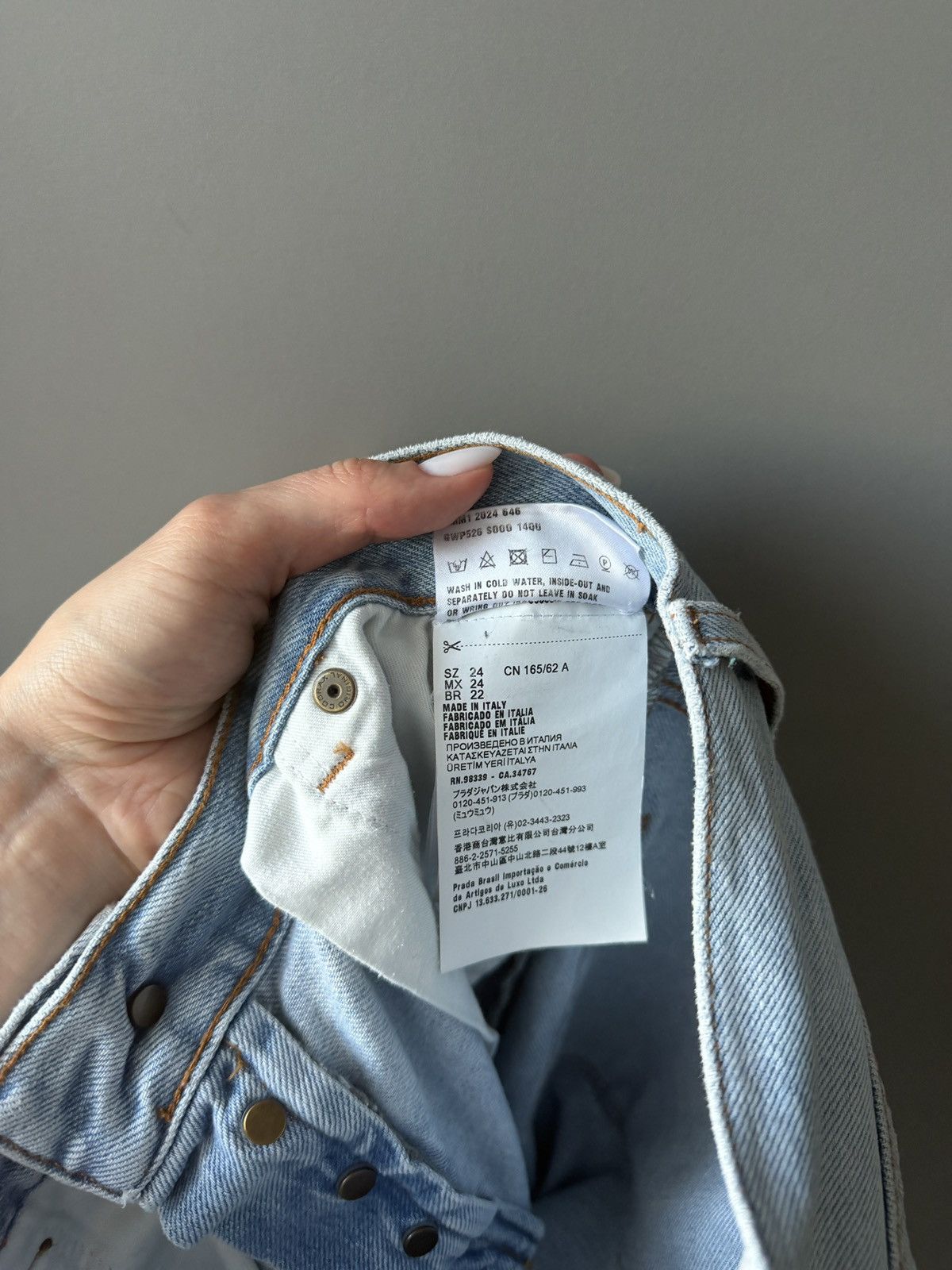 Miu Miu Miu Miu Logo Patch Jeans Size 24" / US 00 / IT 34 - 9 Thumbnail