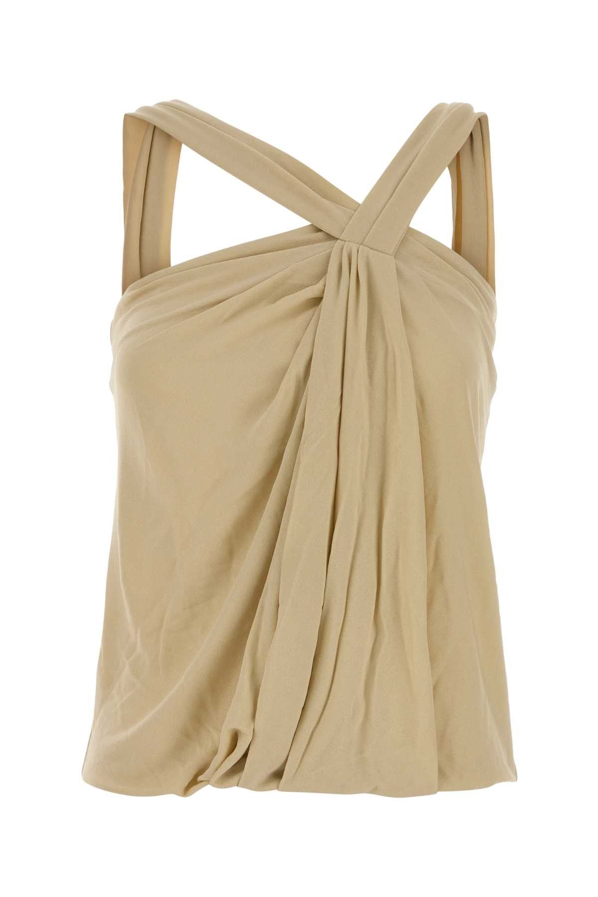 Isabel Marant Beige Viscose Neya Top Size S / US 4 / IT 40 - 1 Thumbnail