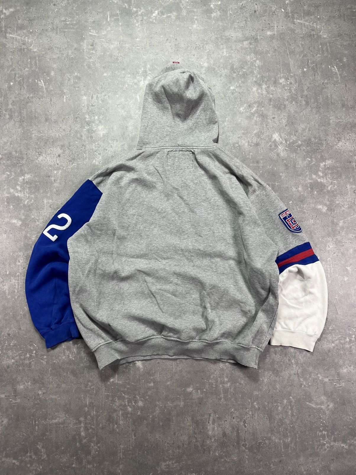 Ecko Unltd. Ecko Unltd. Big Logo Mega Baggy Boxy Colourblock Hoodie XXL Size US XXL / EU 58 / 5 - 2 Thumbnail