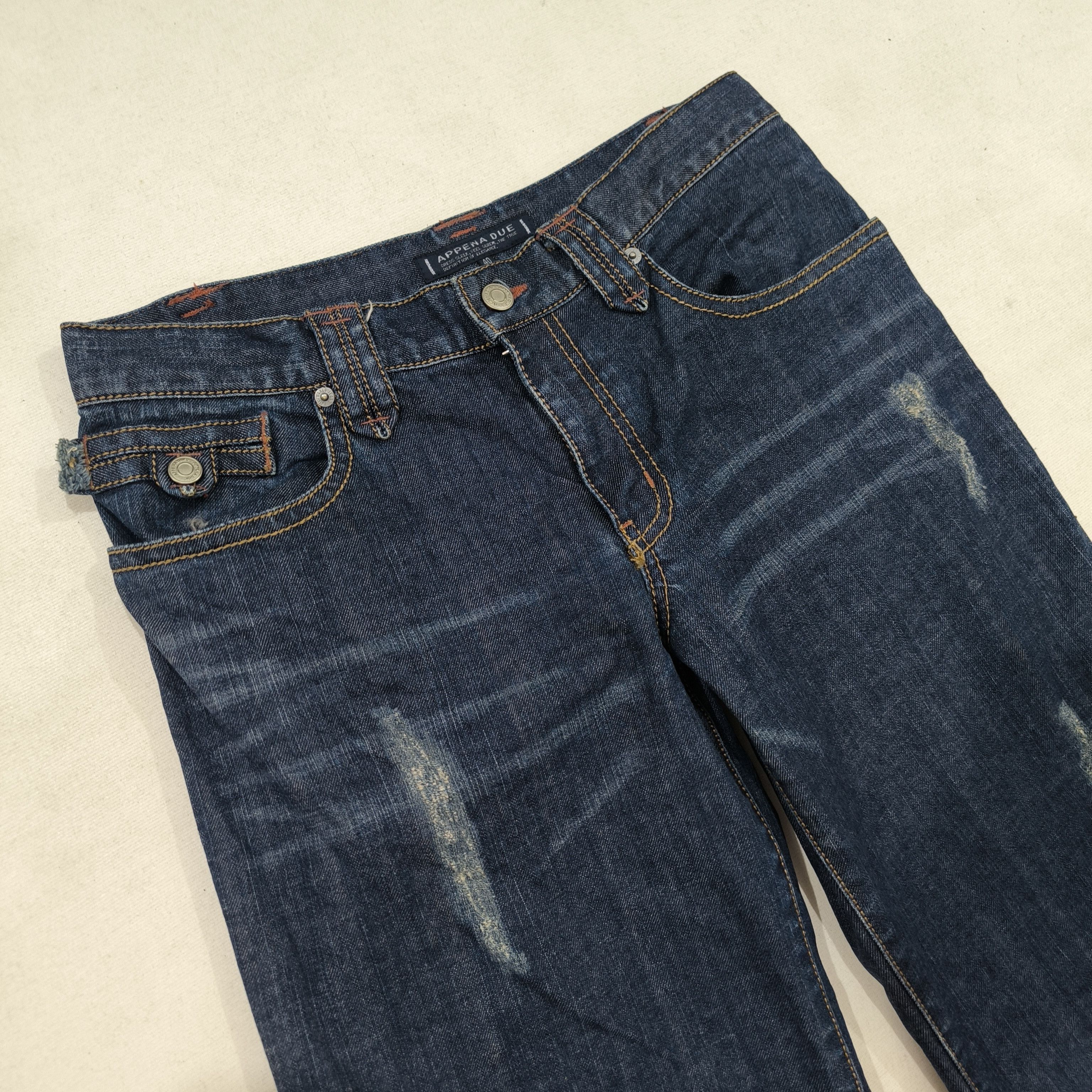 If Six Was Nine × Japanese Brand × Le Grande Bleu (L.G.B.) Big sized bootcut jeans / japanese baggy style Size US 32 / EU 48 - 4 Thumbnail