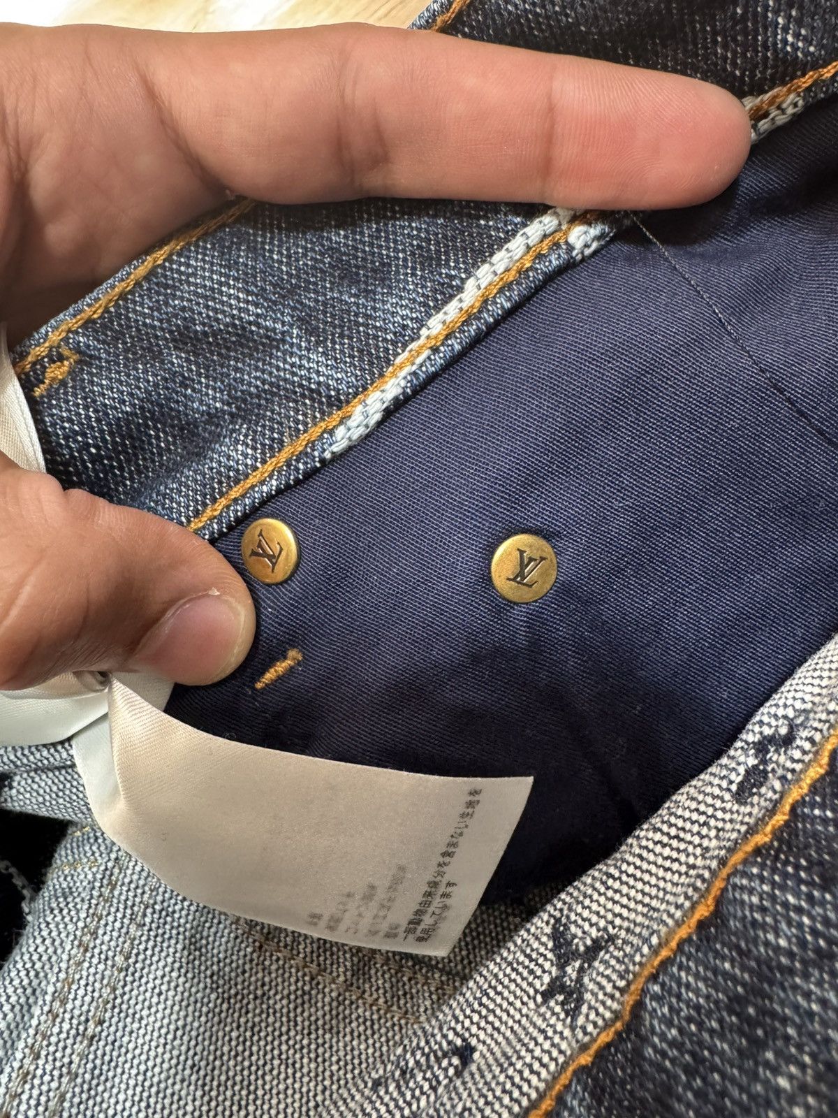 Louis Vuitton Louis Vuitton Monogram Cloud Denim Jeans Size 34 Size US 34 / EU 50 - 12 Thumbnail
