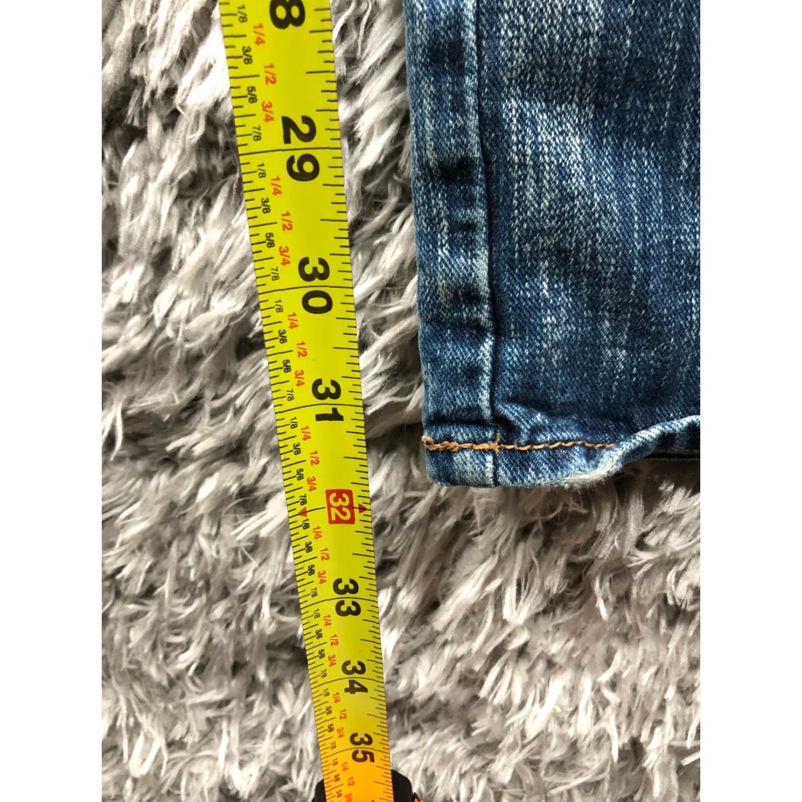 Vintage Mavi Jeans Size 34x34 Mens Mid Rise Straight Leg Dark Wash Blue Denim Jeans Size US 34 / EU 50 - 3 Thumbnail