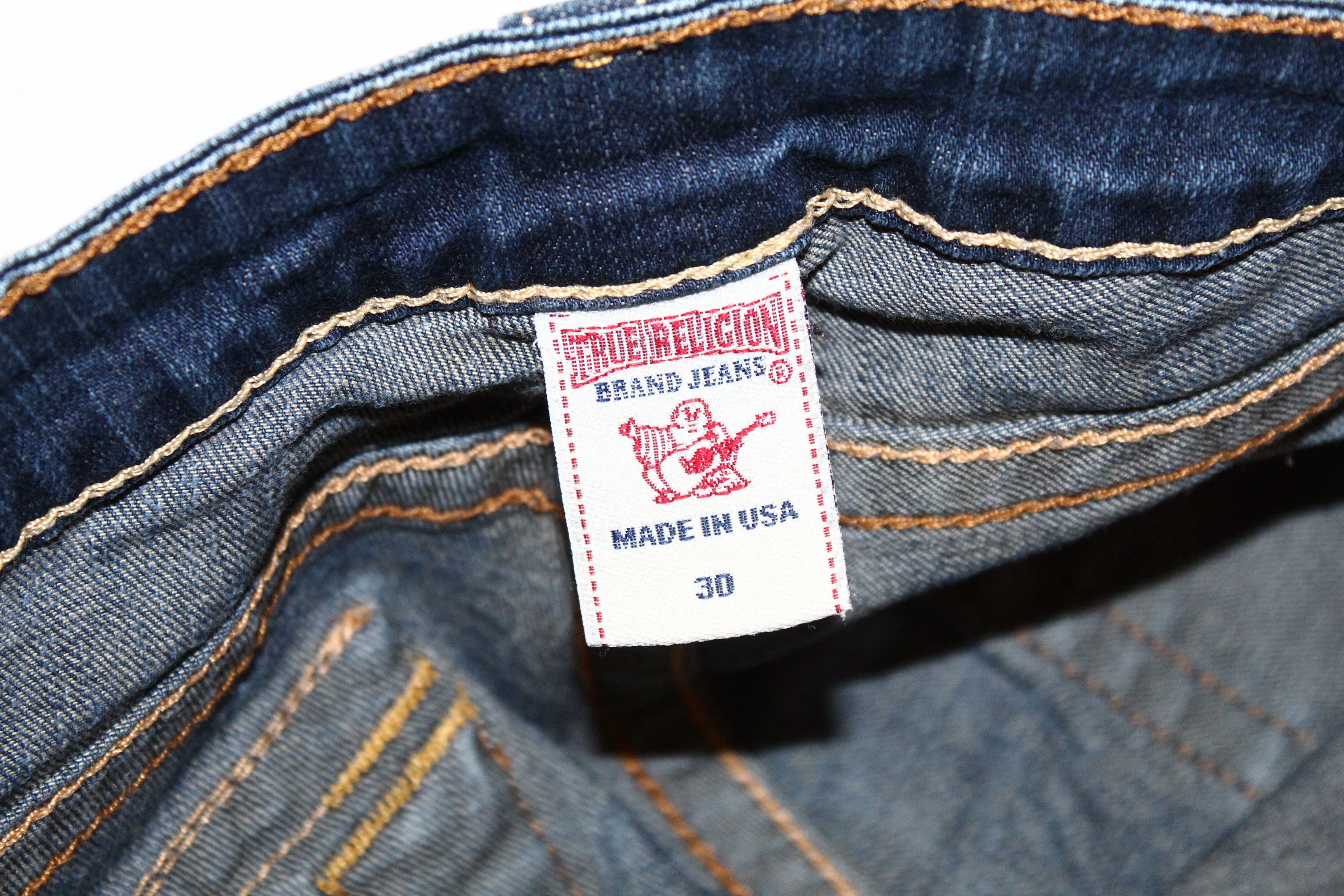 True Religion True Religion Julie Faded Denim Skinny Arc Leg Jeans Size 30" / US 8 / IT 44 - 6 Thumbnail