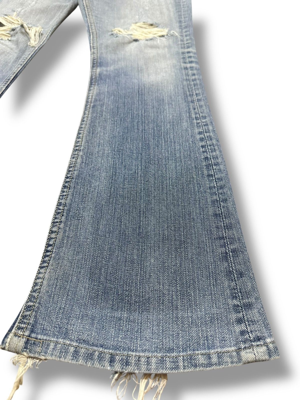 Japanese Brand Brappers Vintage Distressed Jean With Bootcut Style & Faded Size US 28 / EU 44 - 12 Thumbnail