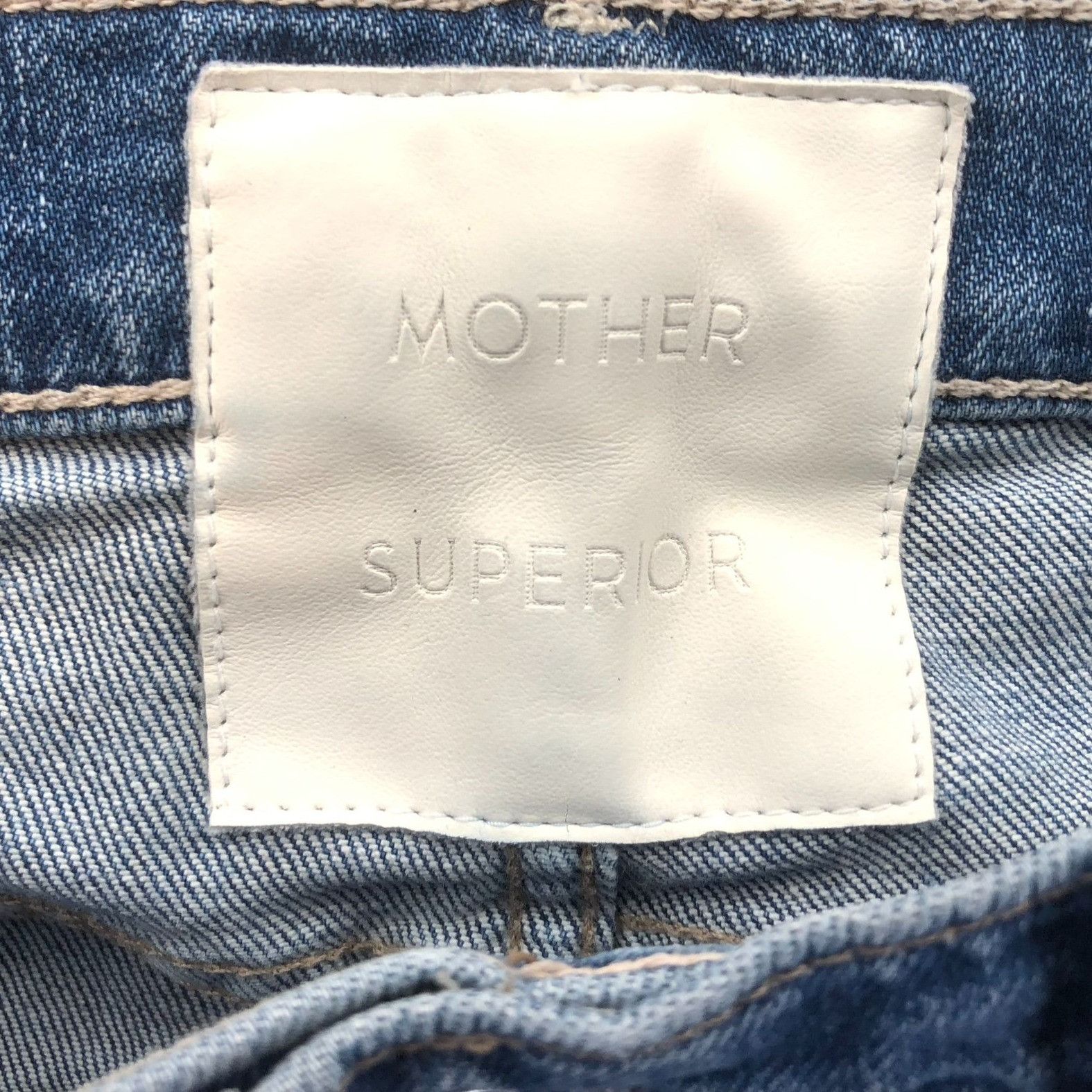 MOTHER Mother Women Jeans 26 Straight Leg Superior Blue Denim Butto Size 26" / US 2 / IT 38 - 10 Thumbnail