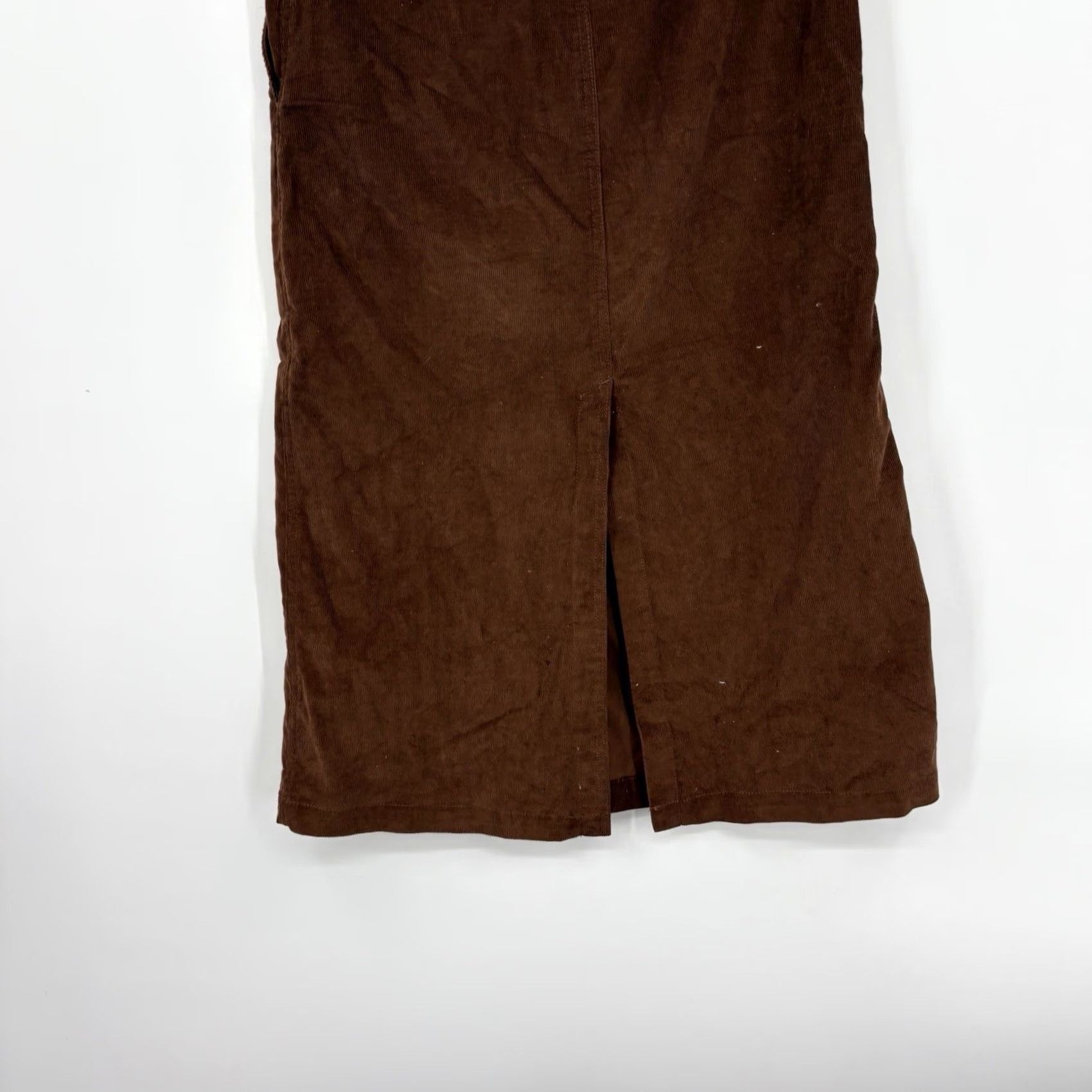 Aritzia Aritzia Sunday Best Miko Corduroy Midi Skirt 2 Brown Low Rise Indie Capsule Boho Skirt Brown Midi Womens 90s City Blended Style Slit Size 26" / US 2 / IT 38 - 7 Thumbnail