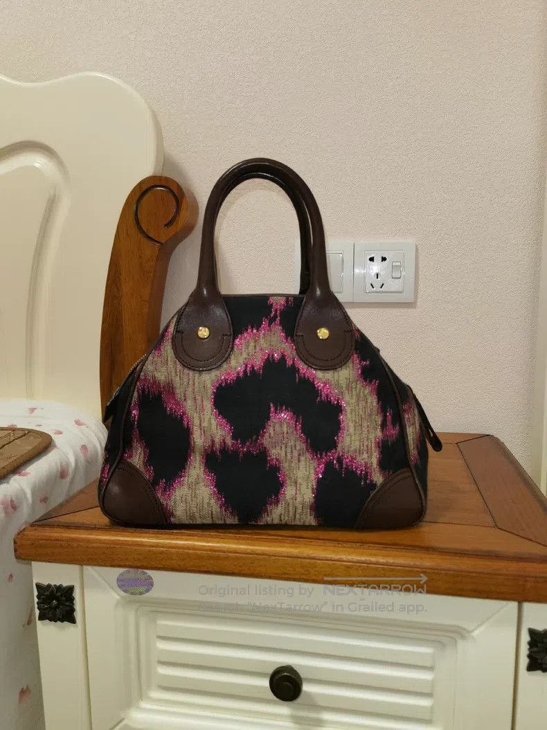 Other Vivienne Westwood size os Leopard Print Saturn Bowling Bag Size ONE SIZE - 2 Thumbnail