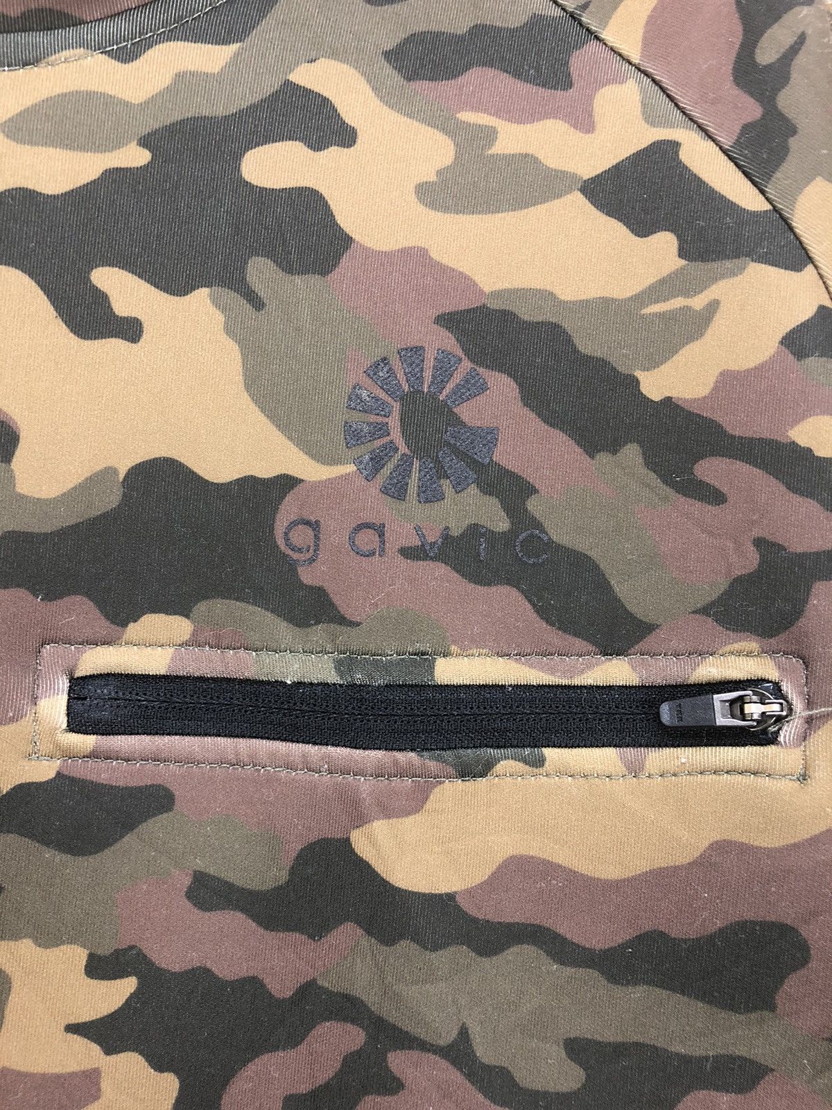 Japanese Brand Japanese Brand Gavic Camo Asymetrical Zip Hooded Jacket Size US M / EU 48-50 / 2 - 3 Thumbnail