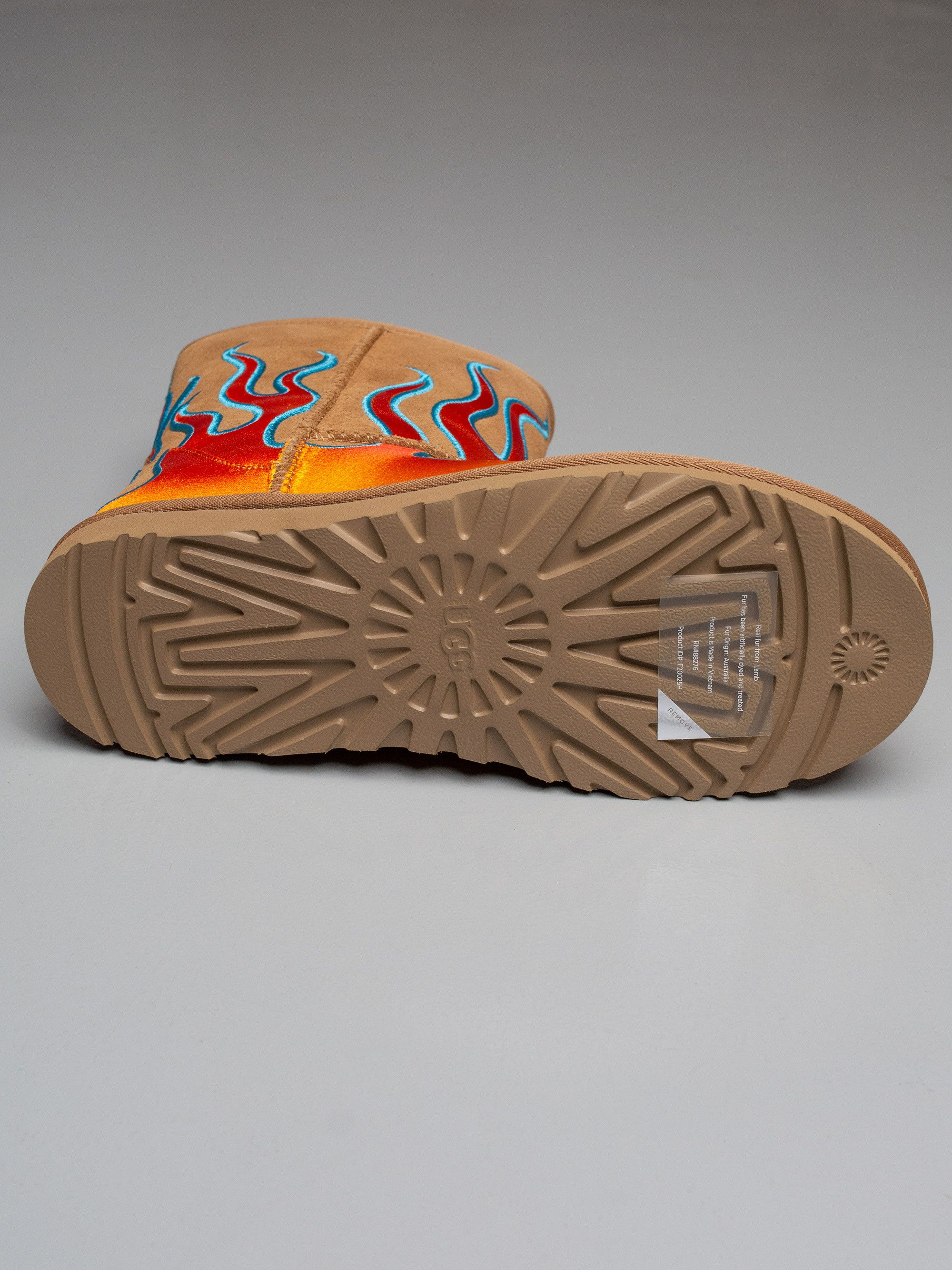 Jeremy Scott UGG X Jeremy Scott 2025 Classic Short Flames Boots Size US 9.5 / IT 39.5 - 7 Thumbnail