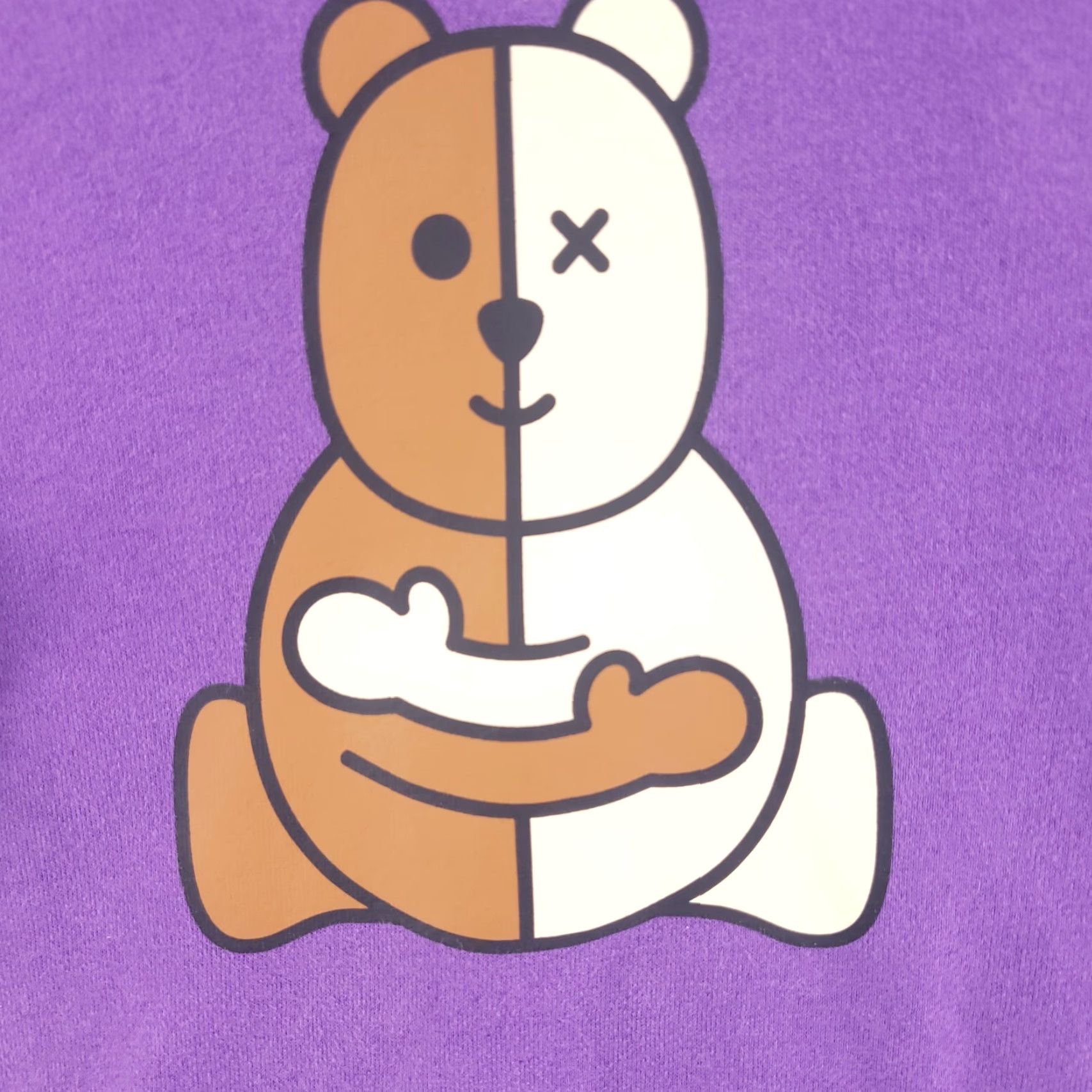 Gap VINTAGE Gap Ken Lo Hoodie Mens XS Purple Collab Teddy Bear Sweatshirt Size US XS / EU 42 / 0 - 2 Thumbnail