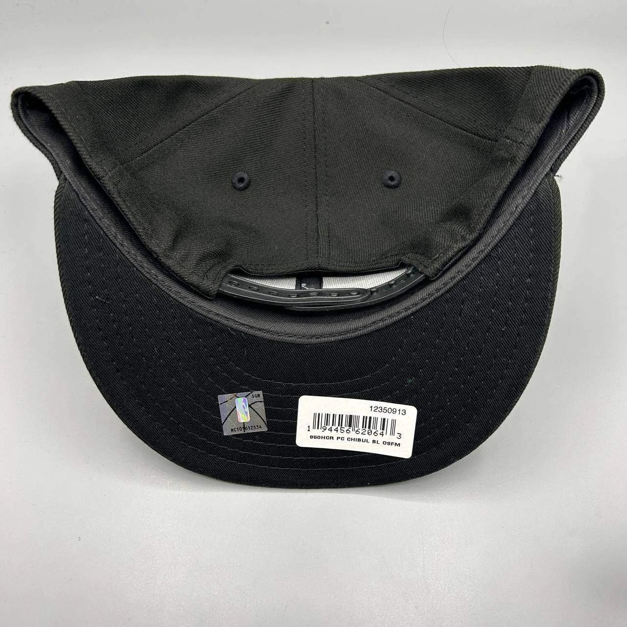 New Era Chicago Bulls Hat Men Black Snap Back Cap New High Crown Size ONE SIZE - 4 Thumbnail