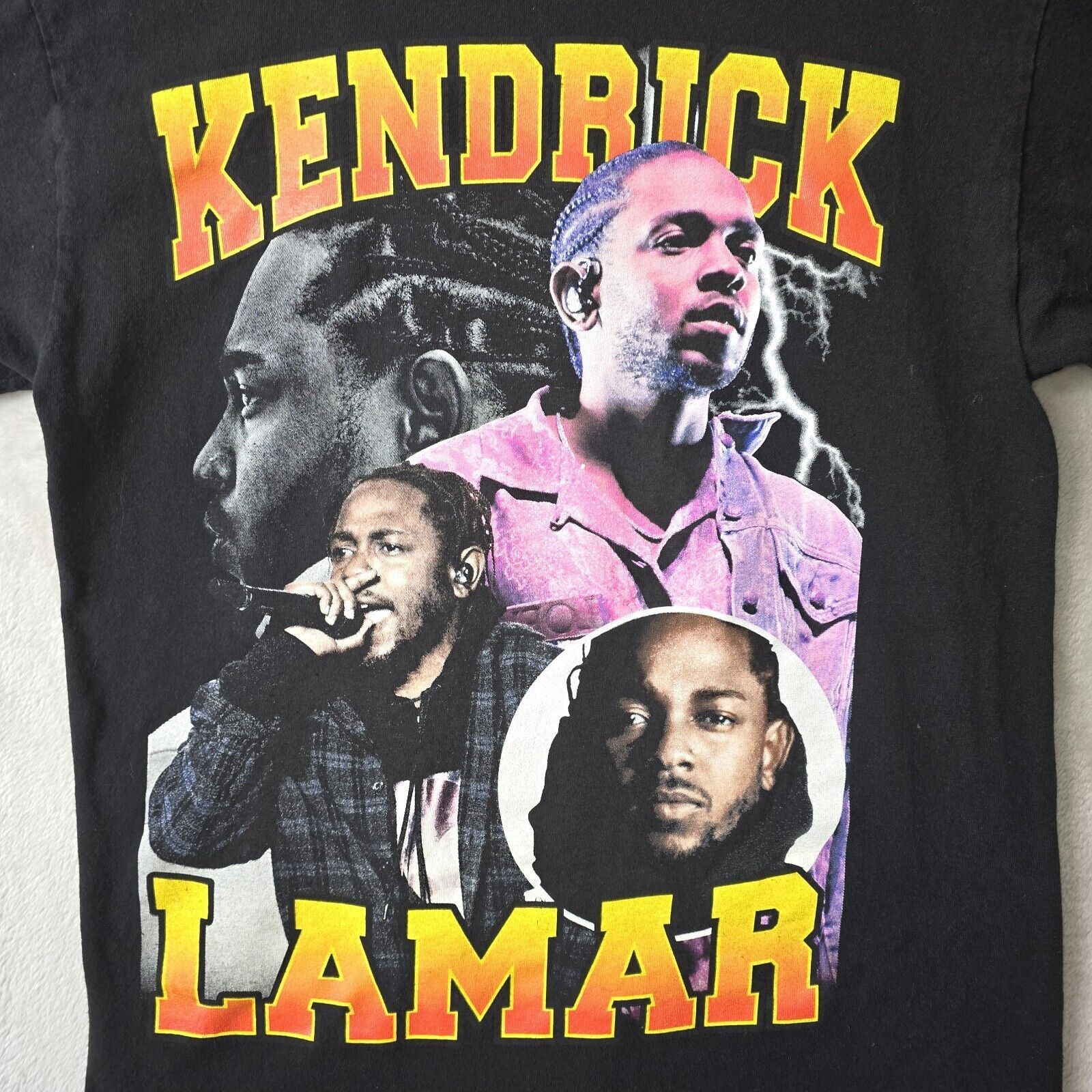 Rap Tees Kendrick Lamar Shirt Medium Black Graphic Hip Hop Size US M / EU 48-50 / 2 - 3 Thumbnail
