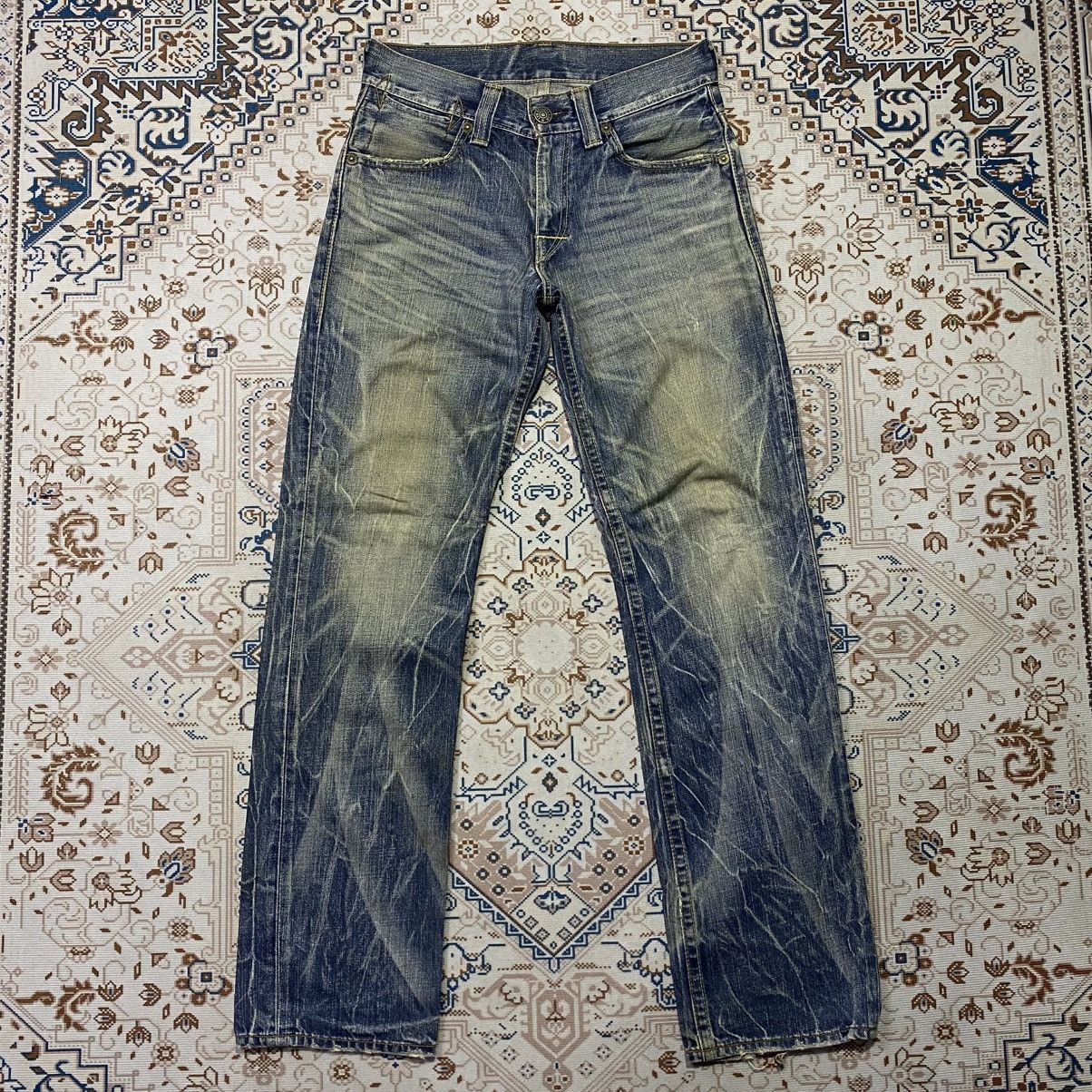 Levi's Vintage Clothing × Vintage 2000s Y2K Levis 502 Distressed Jeans Size US 30 / EU 46 - 2 Thumbnail