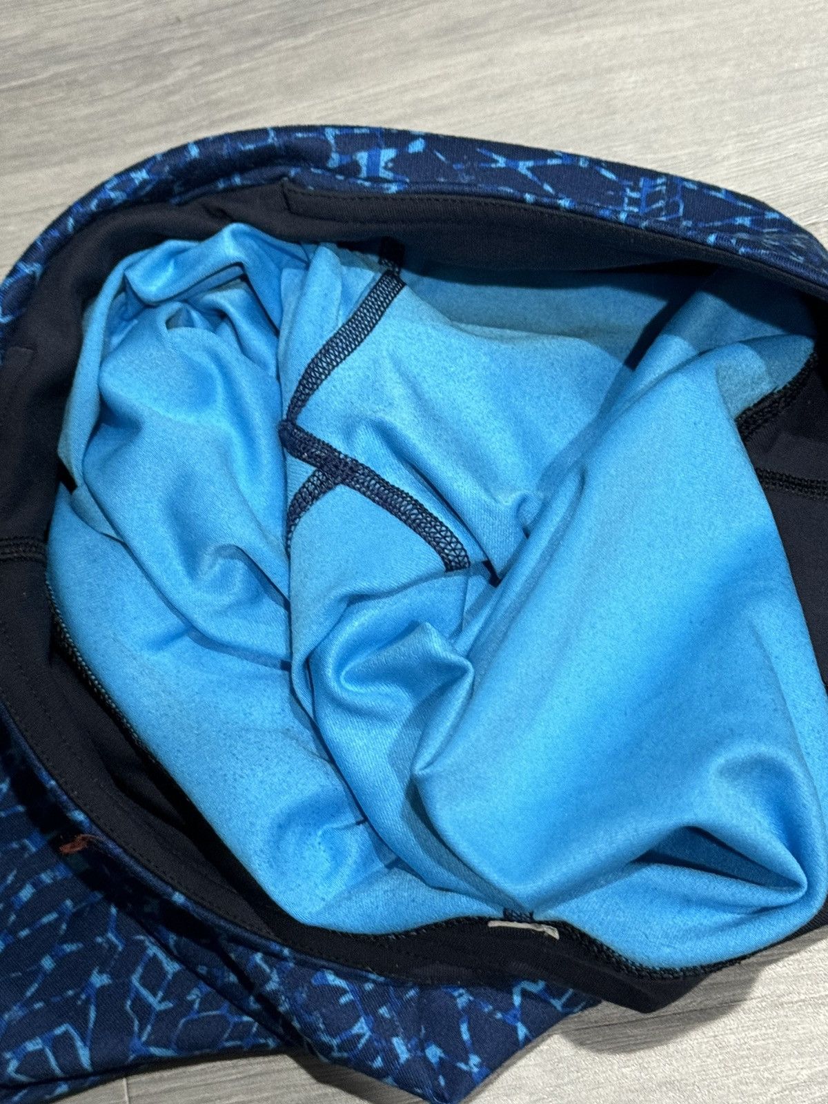 Lululemon Lululemon Wunder Under Pants Blue Samba Kayak Print Pull-On Size 28" / US 6 / IT 42 - 5 Thumbnail