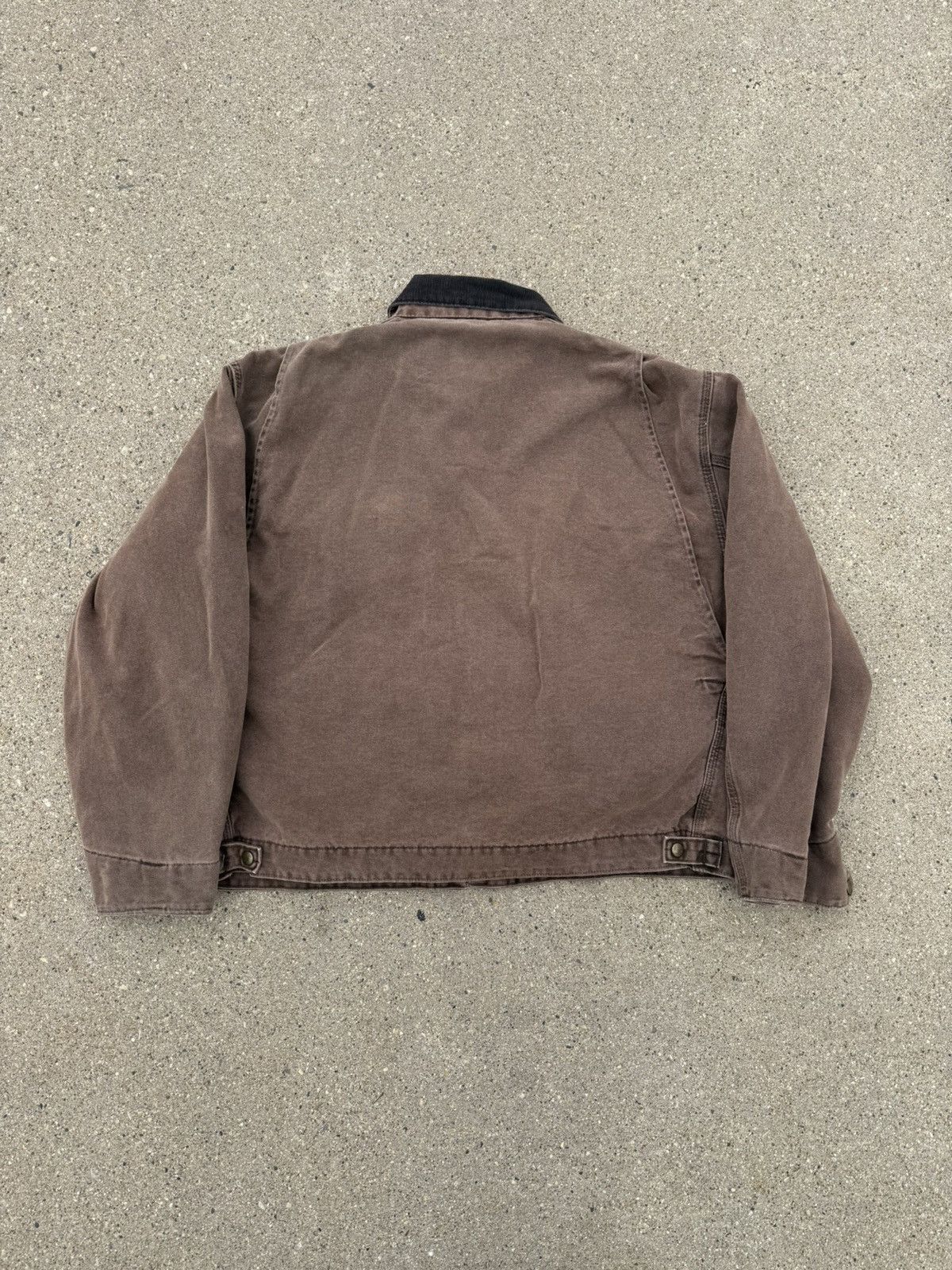 Carhartt VTG J43CHT Brown Blanket XL Lined Carhartt Detroit Jacket Size US XL / EU 56 / 4 - 5 Thumbnail