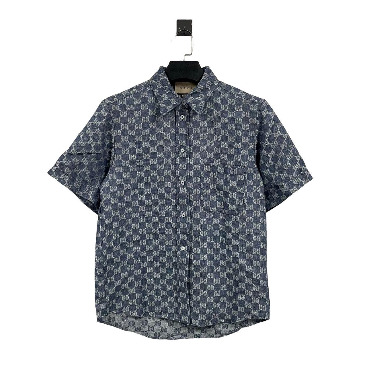 Gucci Gucci GG Monogram Short Sleeve Button Up Shirt Size 36 Size XS / US 0-2 / IT 36-38 - 1 Thumbnail
