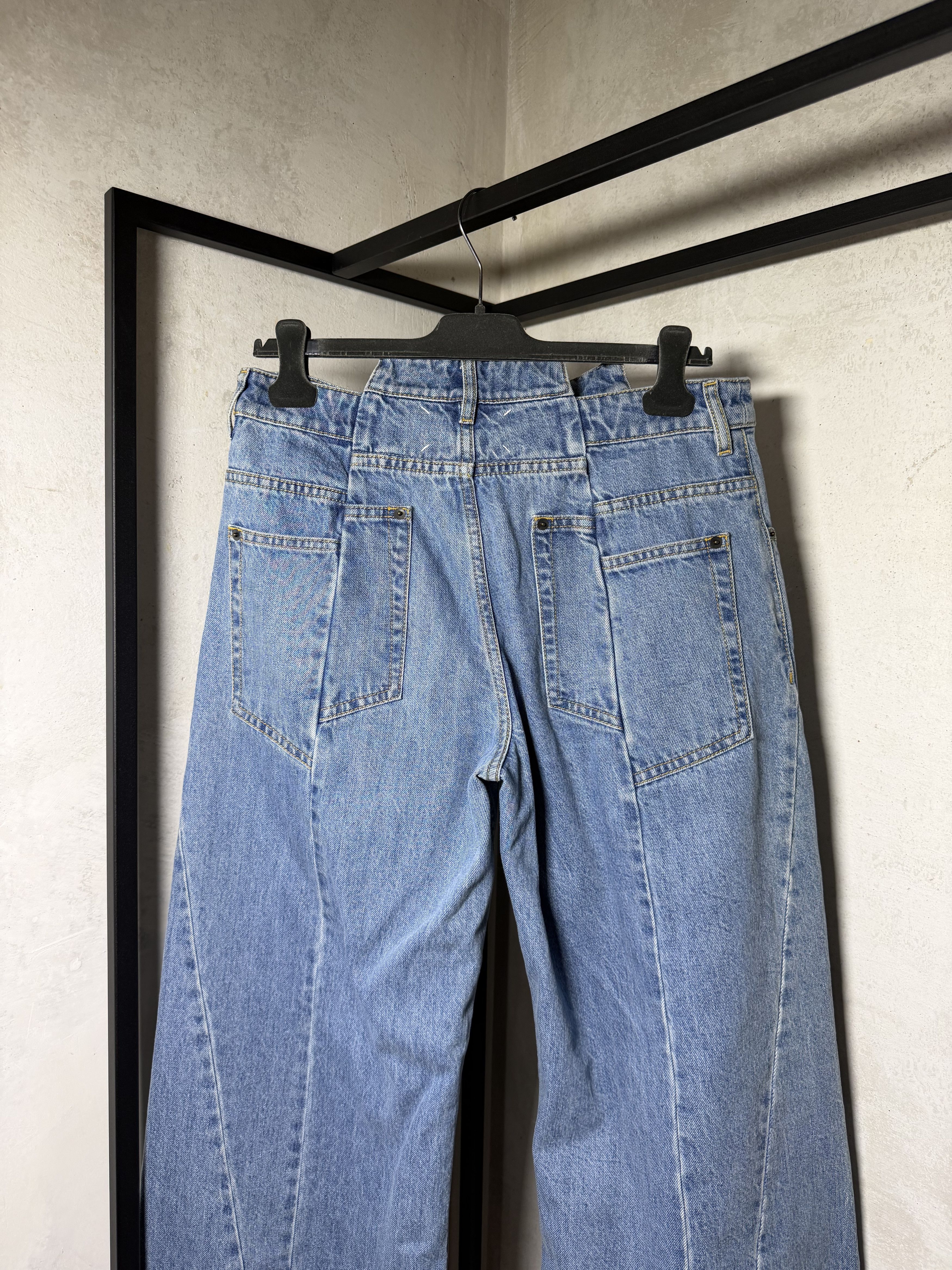 Maison Margiela Maison Margiela Decortique Wide-Leg Jeans Size 30" / US 8 / IT 44 - 4 Thumbnail