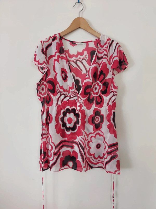 Vintage Vintage Sheer top Size M / US 6-8 / IT 42-44 - 4 Thumbnail