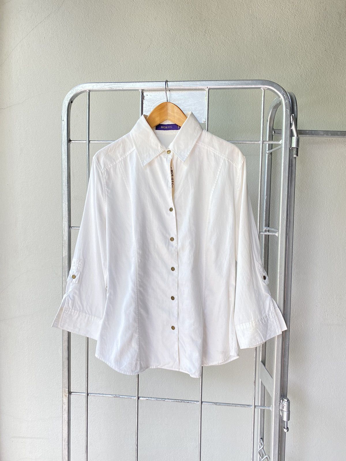 MCM MCM OTC Long-Sleeve White Shirt Size ONE SIZE - 19 Thumbnail