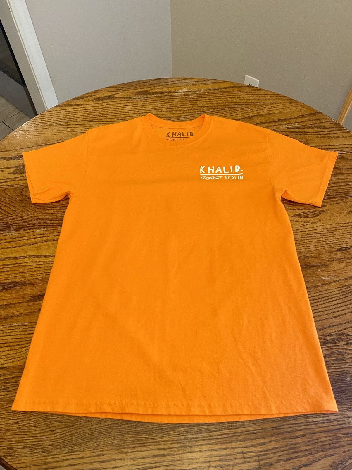 Band Tees Khalid Orange Free Spirit Tour T Shirt Men Size Medium Size US M / EU 48-50 / 2 - 2 Thumbnail