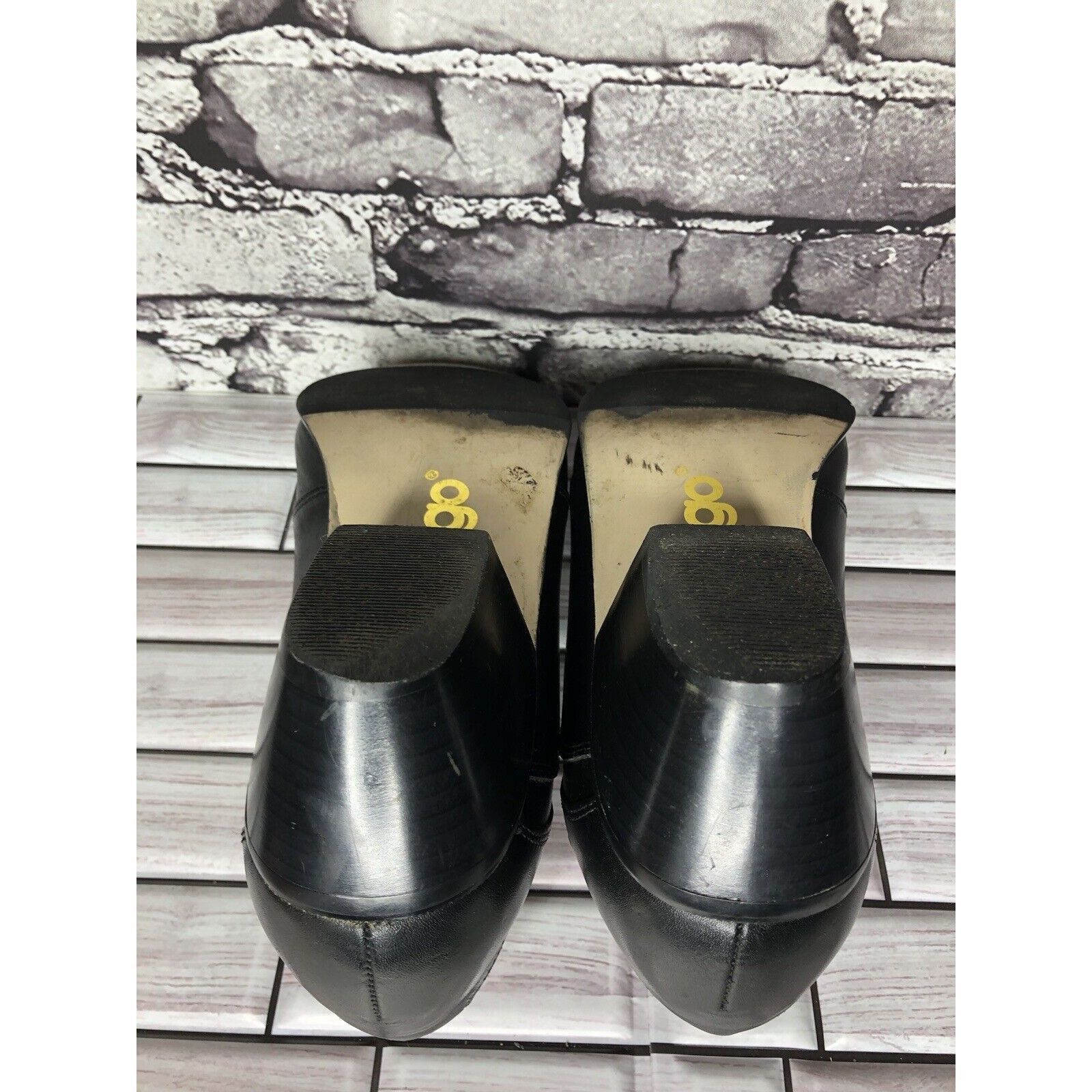 Other Dingo Black Leather Casual Low Cut Heel Booties Shoes Women Size US 9.5 / IT 39.5 - 12 Thumbnail