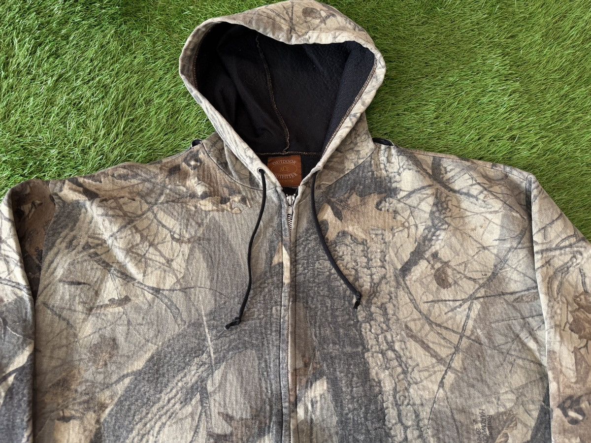 Realtree Ace 90s USA Made Realtree Woods Camouflage Full Zip Jacket Size US XL / EU 56 / 4 - 2 Thumbnail