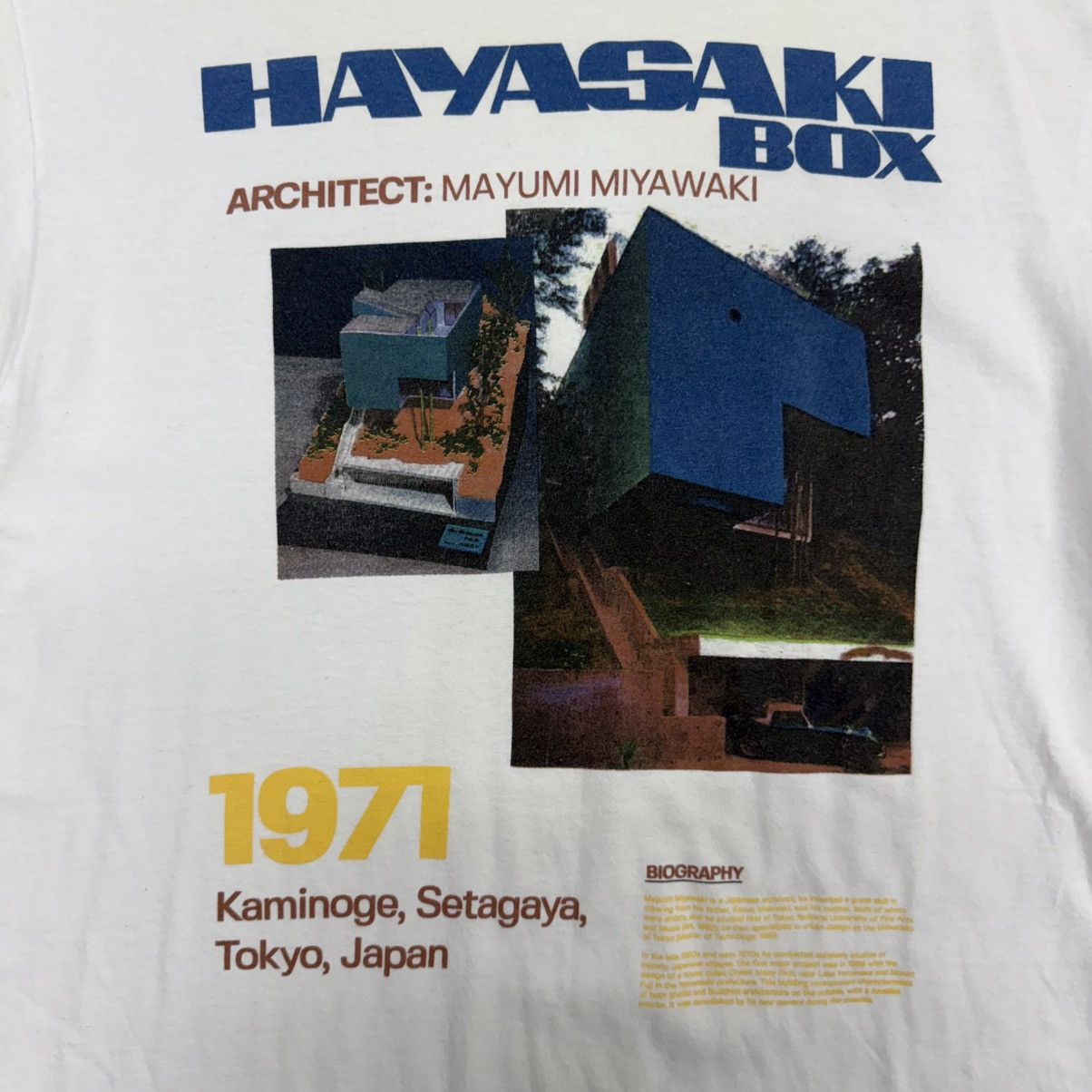 Untitled Artworks 1971 Hayasaki Box Blue Box house Mayumi Miyawaki Size US L / EU 52-54 / 3 - 2 Thumbnail