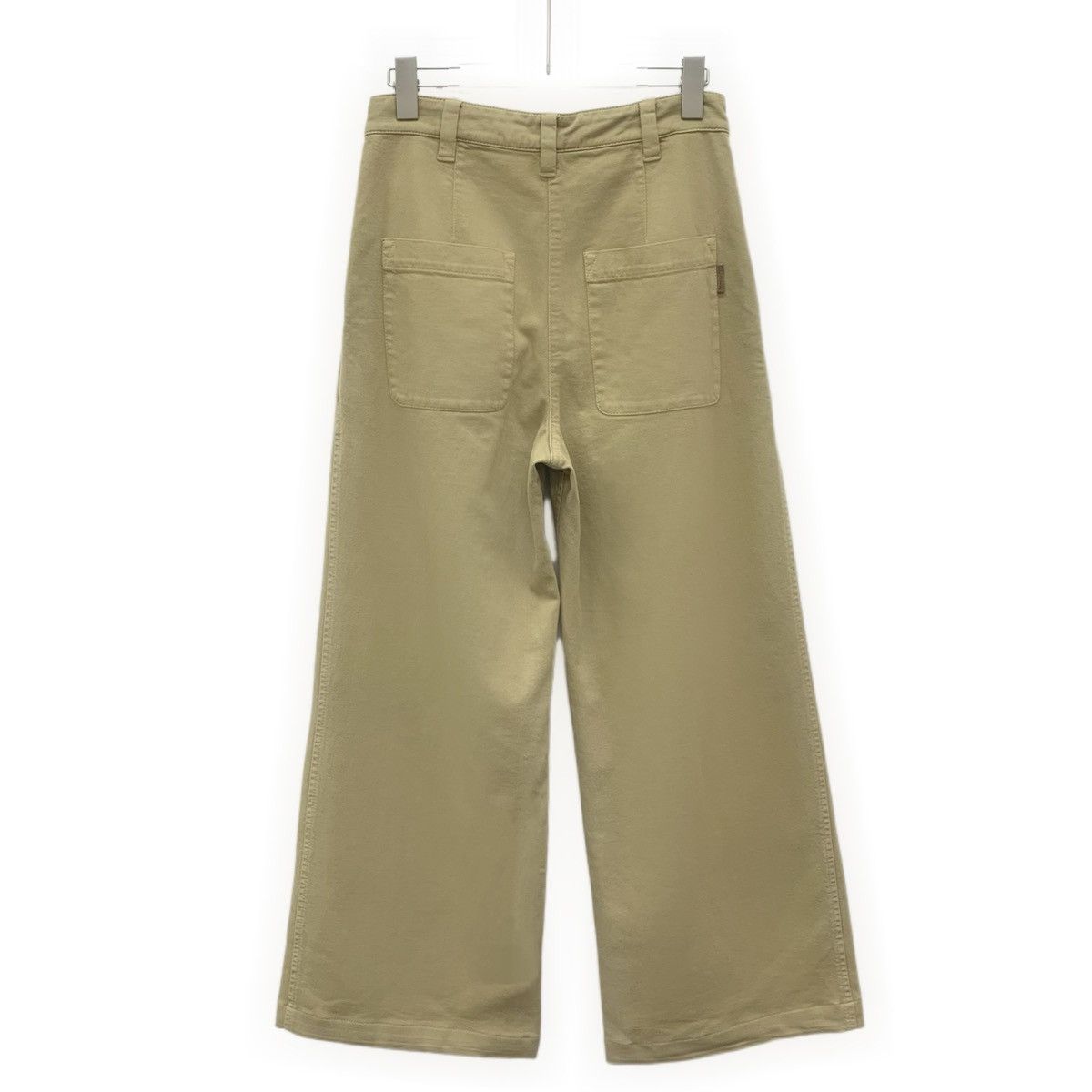 Brunello Cucinelli Brunello Cucinelli Brown Cotton Casual Wide-leg Pants K26WX Size 25" / US 0 / IT 36 - 2 Thumbnail