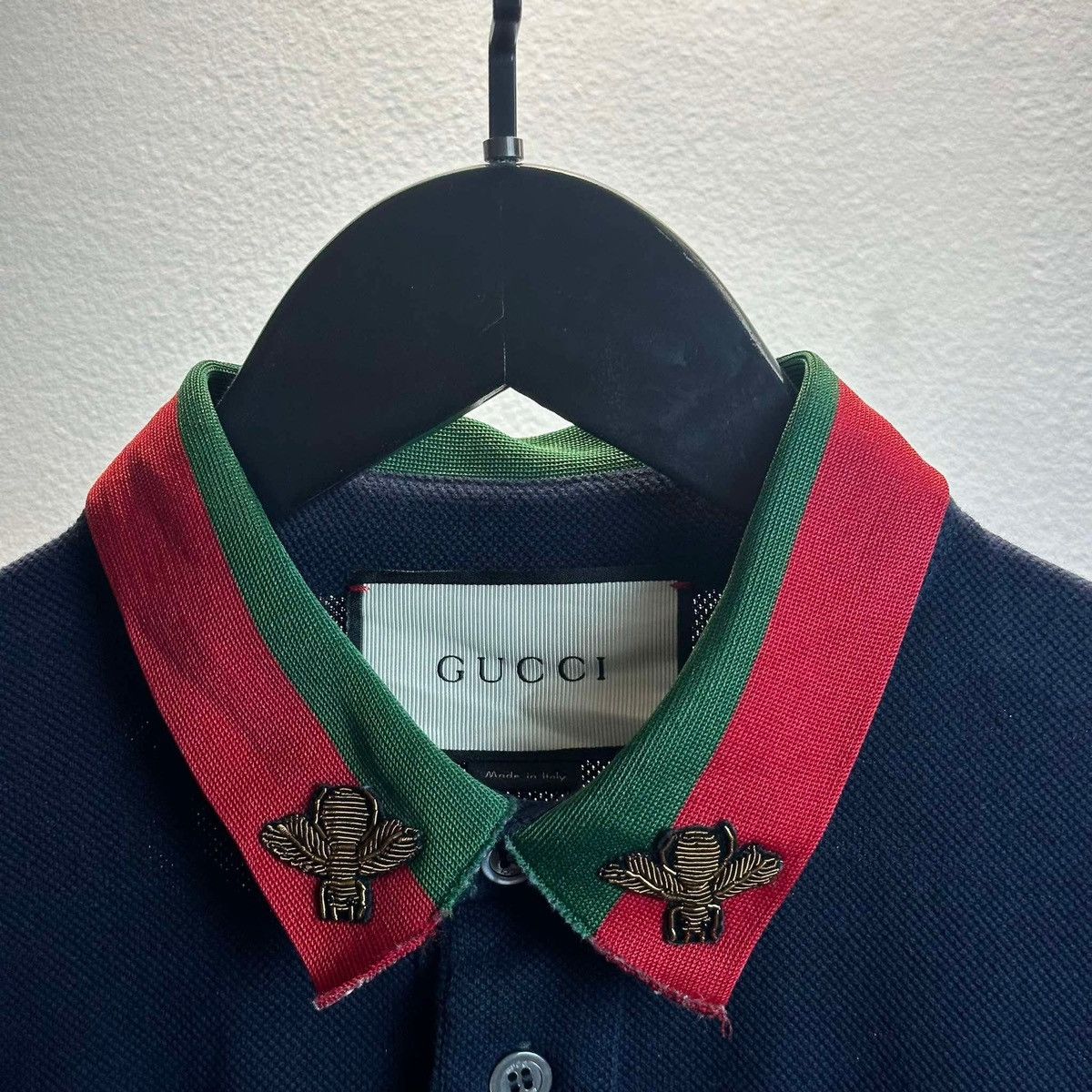 Gucci Gucci Bee Polo Shirt Size US S / EU 44-46 / 1 - 2 Thumbnail