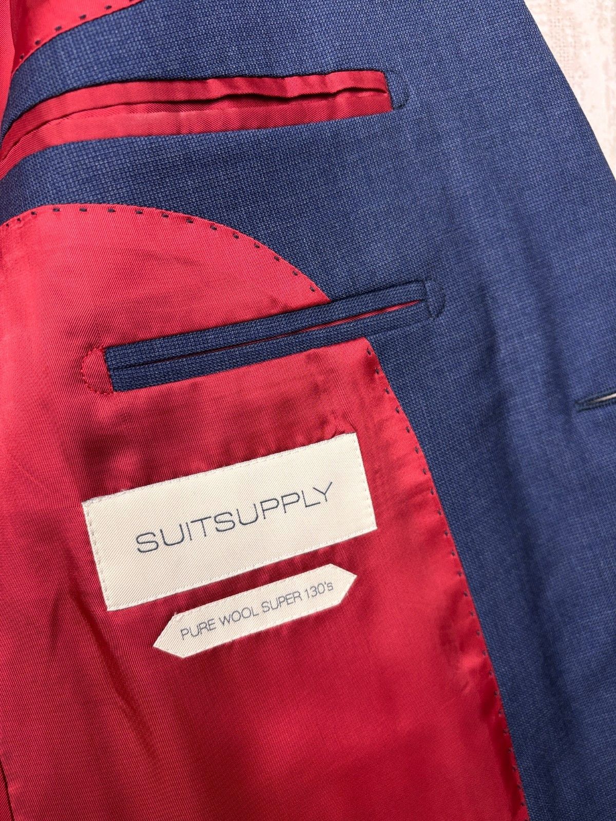 Suitsupply Suitsupply Sienna Single Breasted Wool Super 130's Blazer Size 40R - 13 Thumbnail