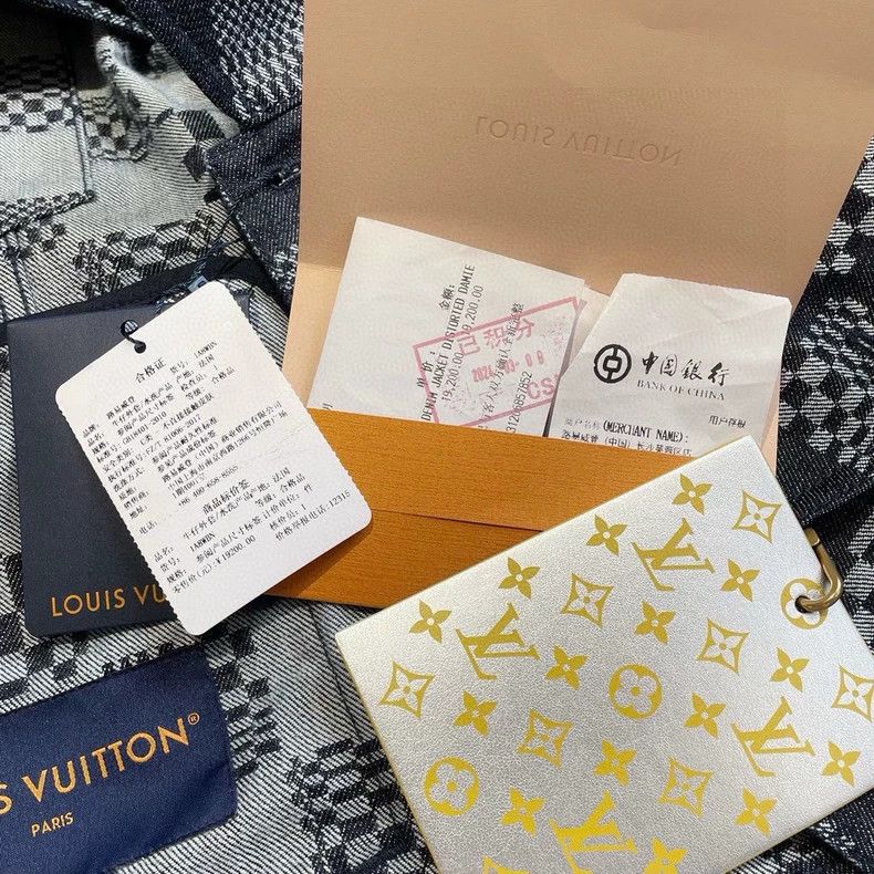 Louis Vuitton Louis Vuitton Black checkered denim jacket 2503-Nextarrow Size US L / EU 52-54 / 3 - 5 Thumbnail
