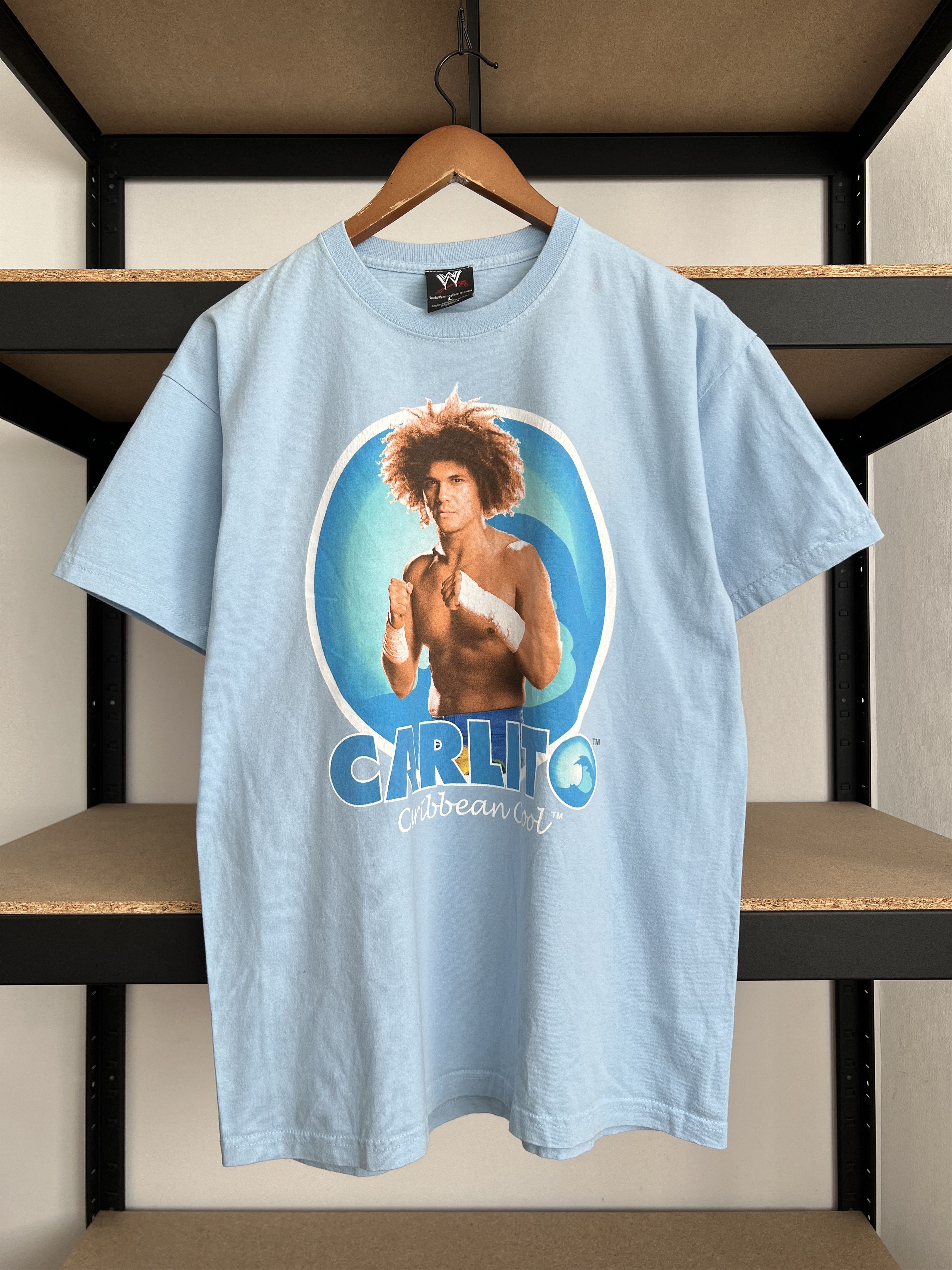 WWE Vintage 2007 Carlito Caribbean Cool WWE Wrestling T-shirt Size US L / EU 52-54 / 3 - 1 Thumbnail