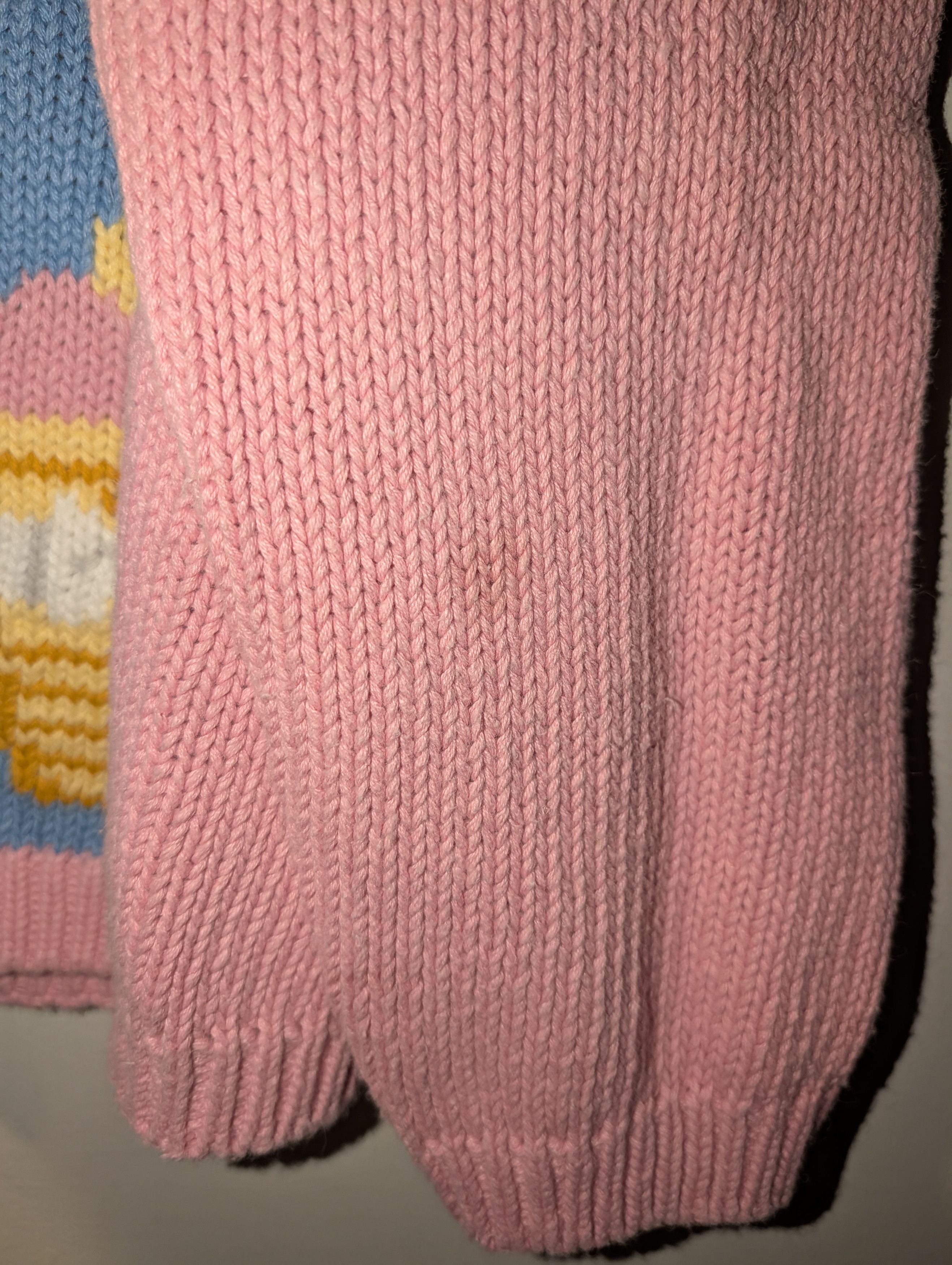 Vintage Vintage 90s Alexandra Barlett Hand Crafted Ramie Cardigan Size L / US 10 / IT 46 - 4 Thumbnail