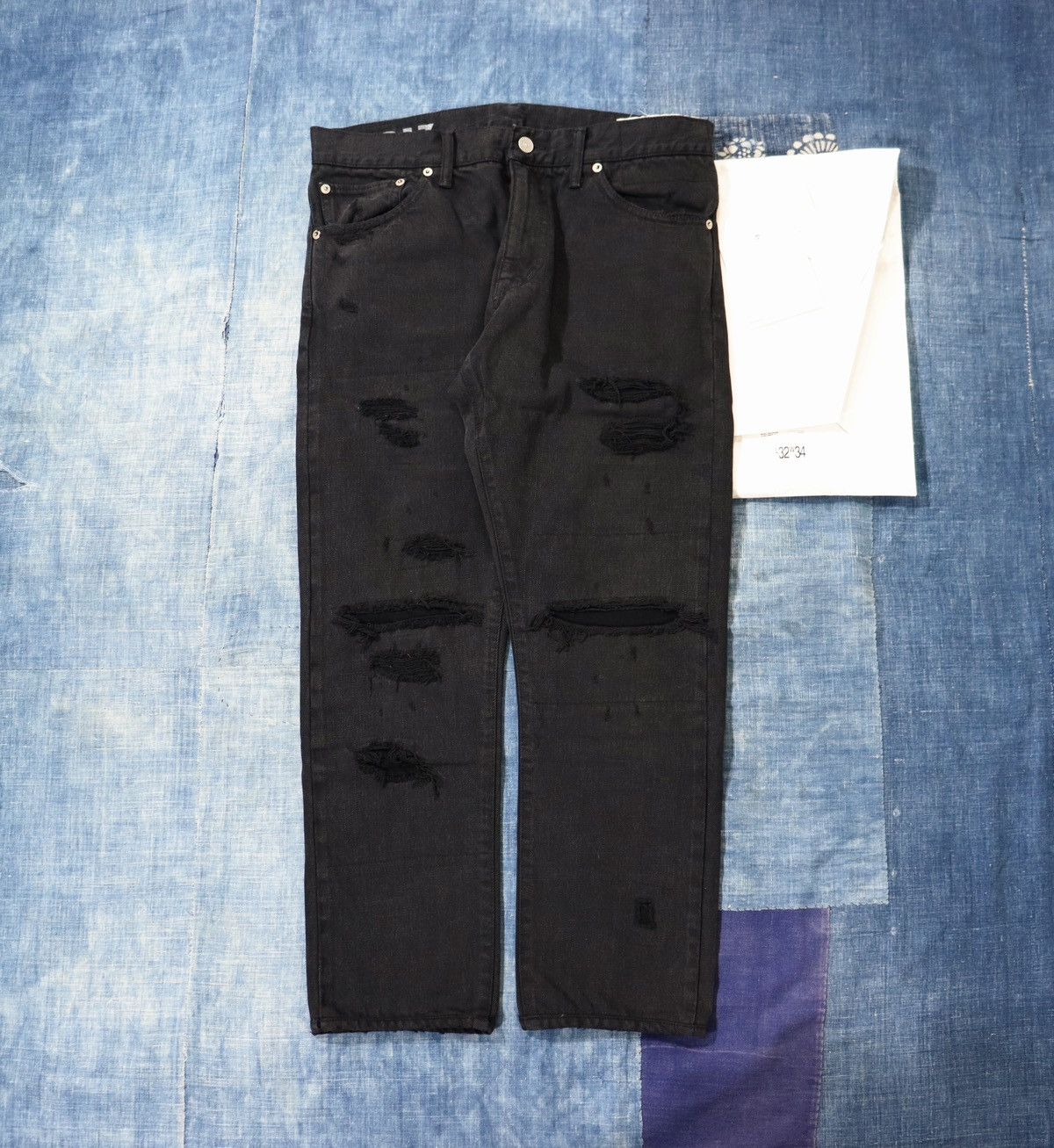 Visvim VISVIM 20SS SOCIAL SCULPTURE 12 BLK DMGD-17 12D17 Denim 