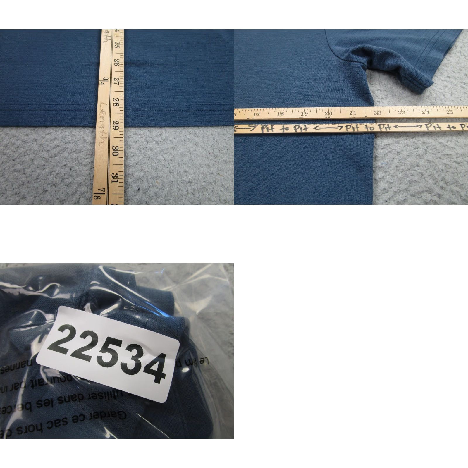 TravisMathew TravisMathew Shirt Mens Large Blue Kohanaiki Palm Stripe Golf Performance Size US L / EU 52-54 / 3 - 8 Thumbnail