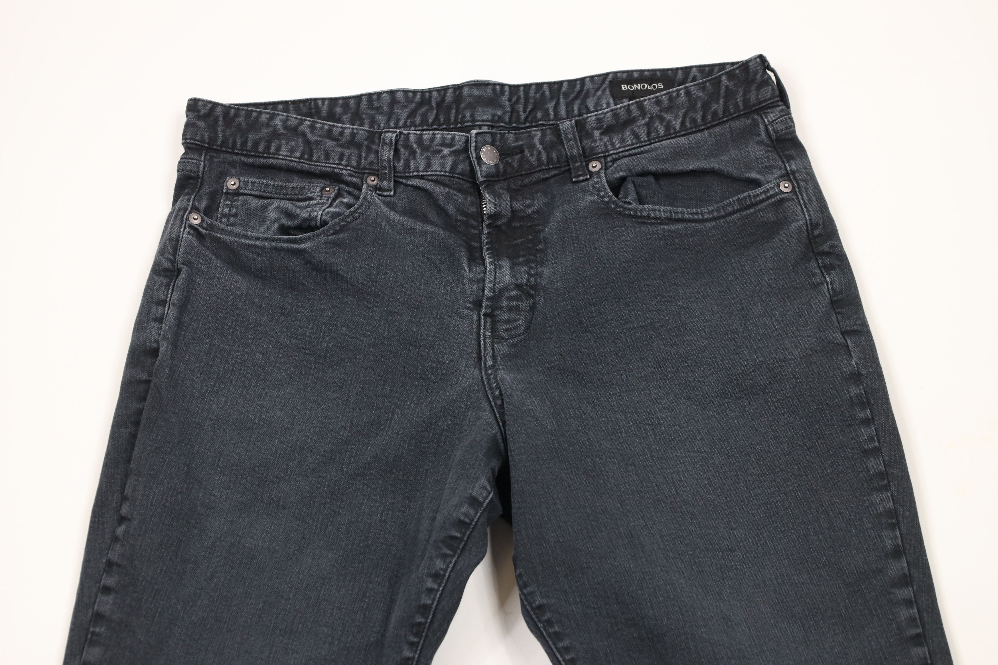 Bonobos × Vintage Bonobos Athletic Fit Stretch Straight Leg Denim Jeans Black Size US 36 / EU 52 - 2 Thumbnail