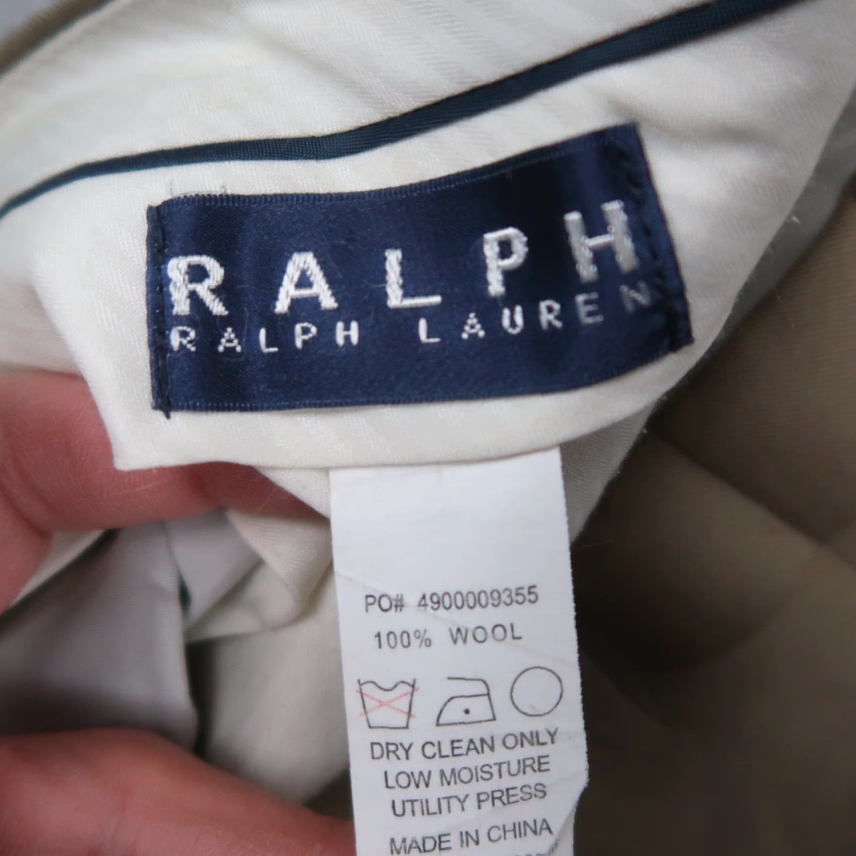 Polo Ralph Lauren Polo Ralph Lauren Dress Pants Mens 34x32 Brown Wool Double Pleated Trouser Dress Pants Mens Brown Wool Size US S / EU 44-46 / 1 - 6 Thumbnail