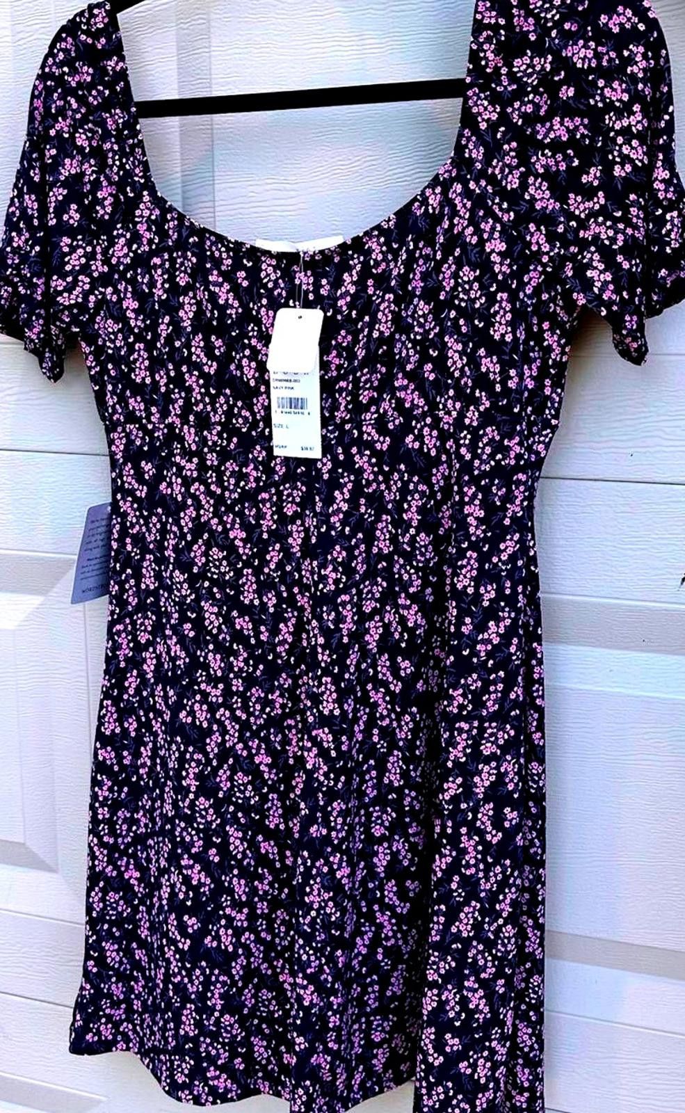Luchiano Visconti Lush Women's Floral Dress - Size L Size L / US 10 / IT 46 - 2 Thumbnail