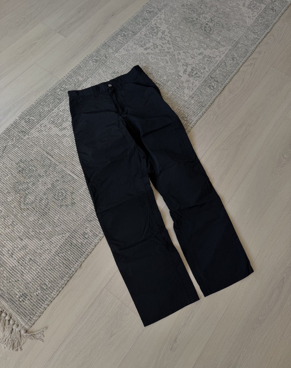 Carhartt Wip × Pop Trading Company Carhartt X Pop Trading Black Nylon Double Knee Work Pants Size US 28 / EU 44 - 3 Thumbnail