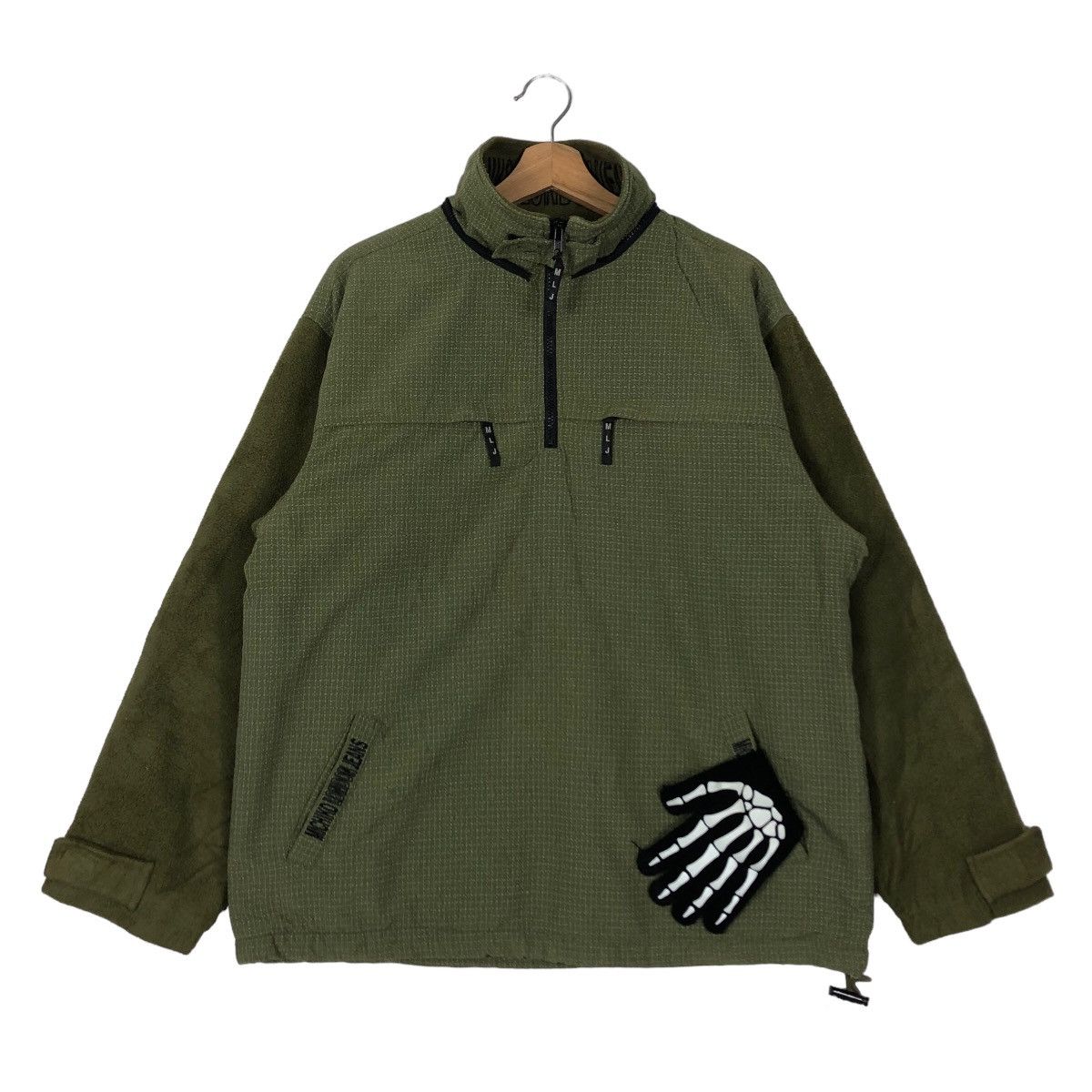 Japanese Brand 🔥90’s Fleece Jacket Sherpa Michiko London Jeans Military Size US M / EU 48-50 / 2 - 2 Thumbnail
