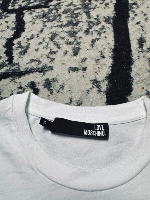 Moschino Moschino white S logo t-shirt Size US S / EU 44-46 / 1 - 4 Thumbnail