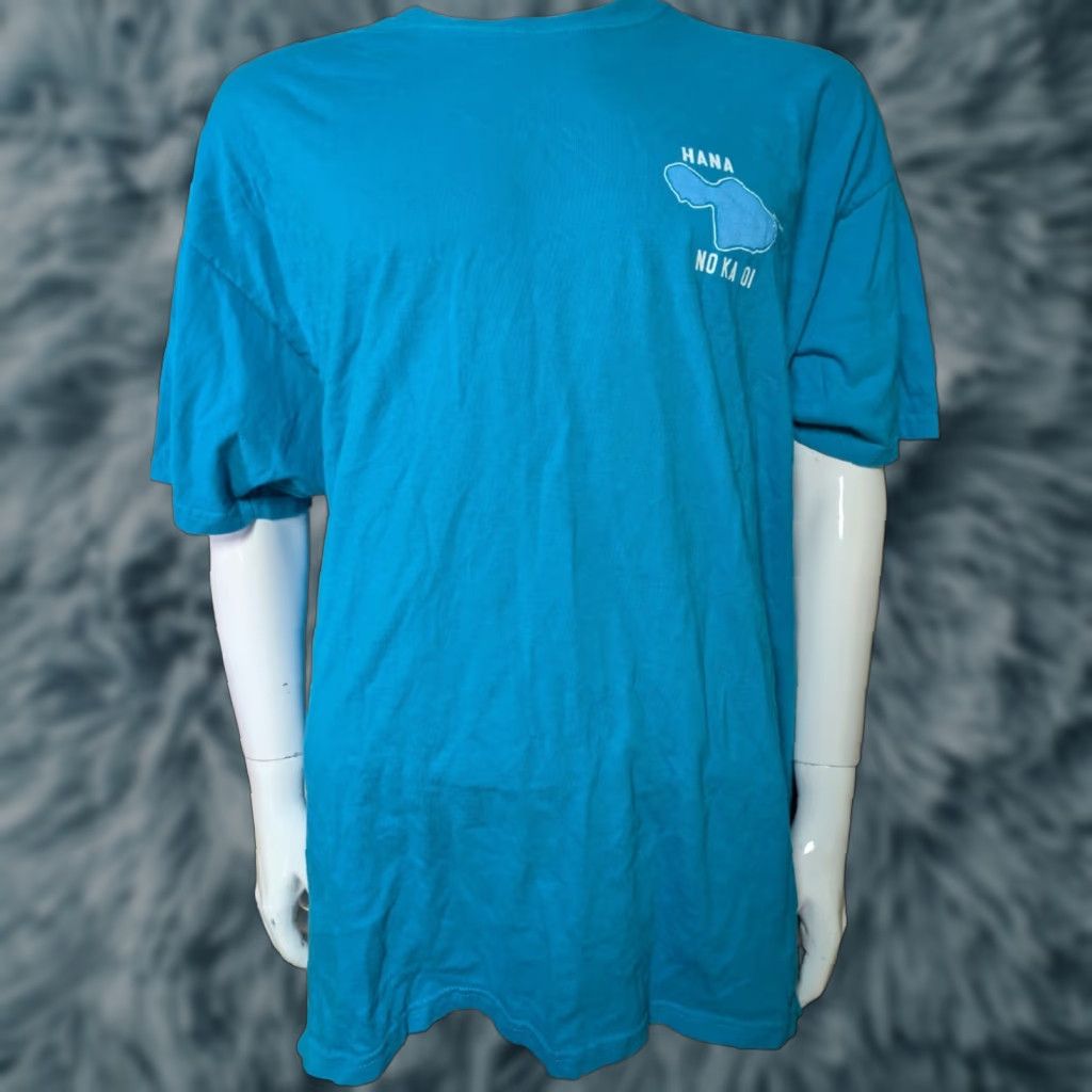 Hanes Hanes T-Shirt Hasegawa General Store Hana Maui Hawaii 2XL Blue Crew Neck Short Sleeve Cotton Men Hawaiian Shirt Men 2XL Size US XXL / EU 58 / 5 - 1 Thumbnail