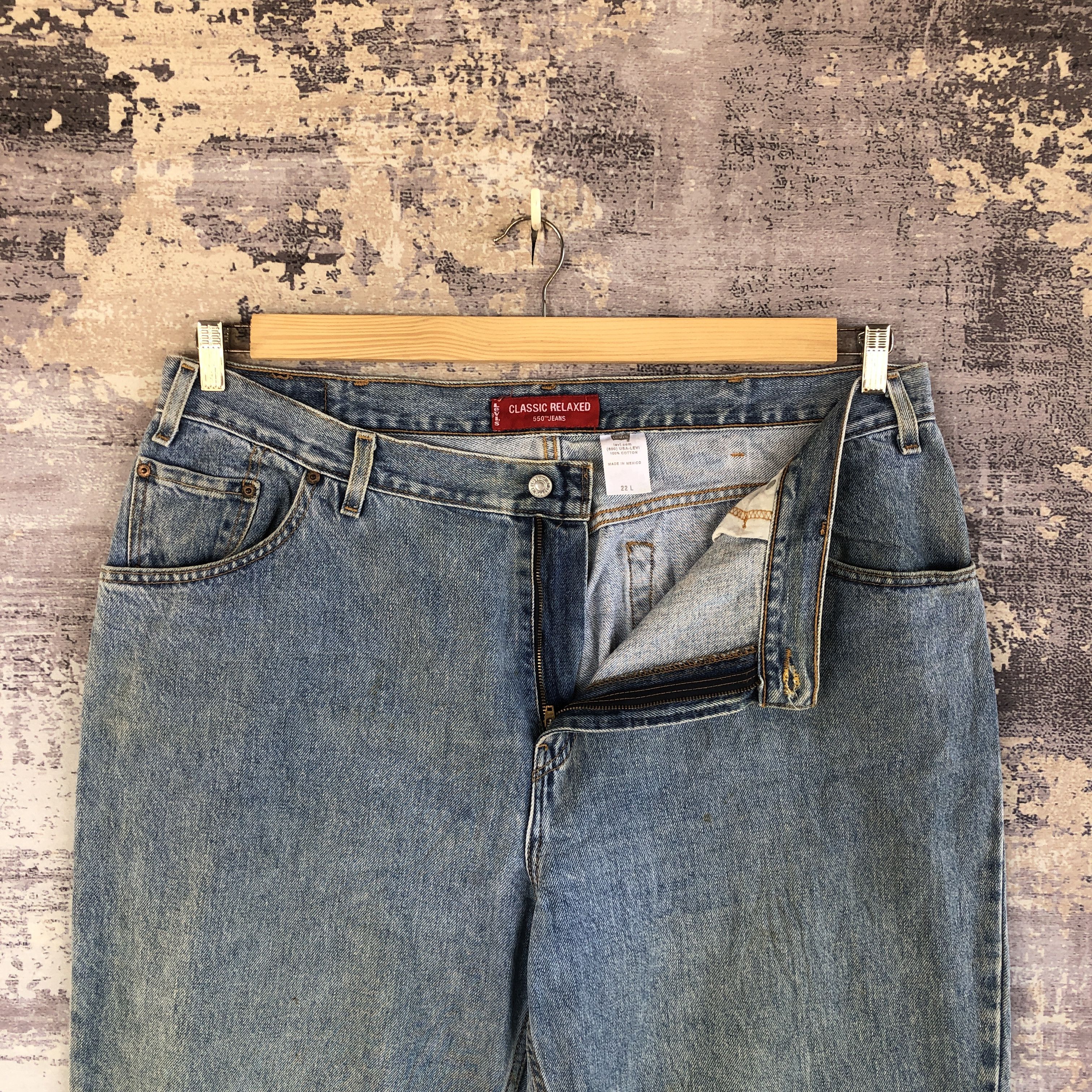 Levi's Vintage Y2K Levis Mom Faded Jeans Levi's 550 Tapered Denim Size US 40 / EU 56 - 6 Thumbnail
