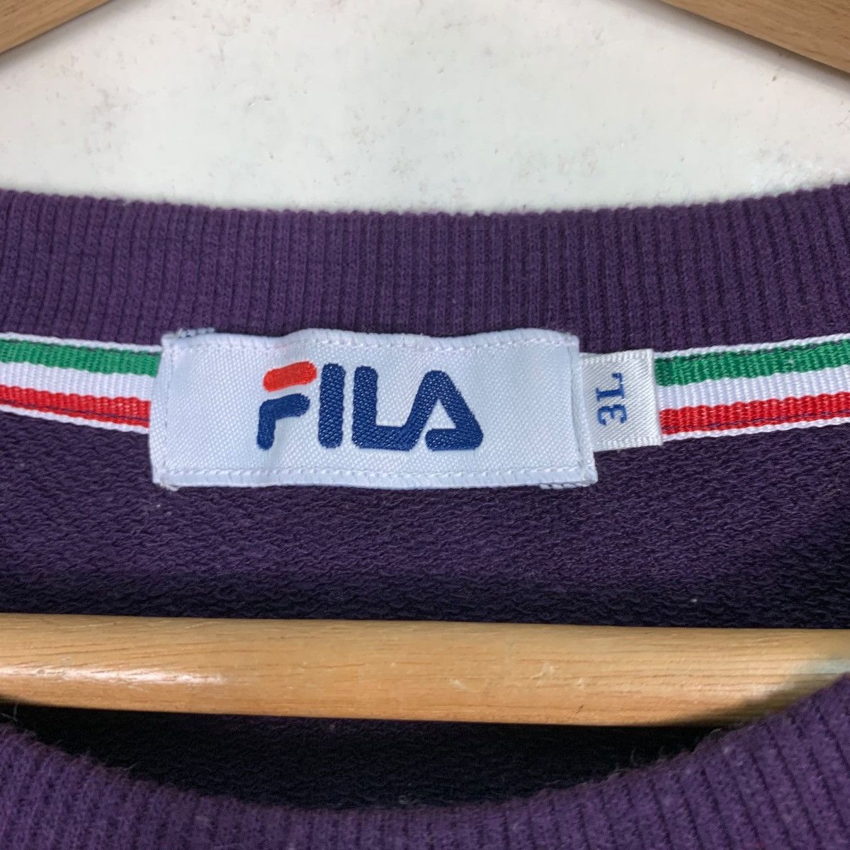 Fila FILA Big Logo Purple Crewneck Sweatshirts #0818-C37 Size US XXL / EU 58 / 5 - 11 Thumbnail
