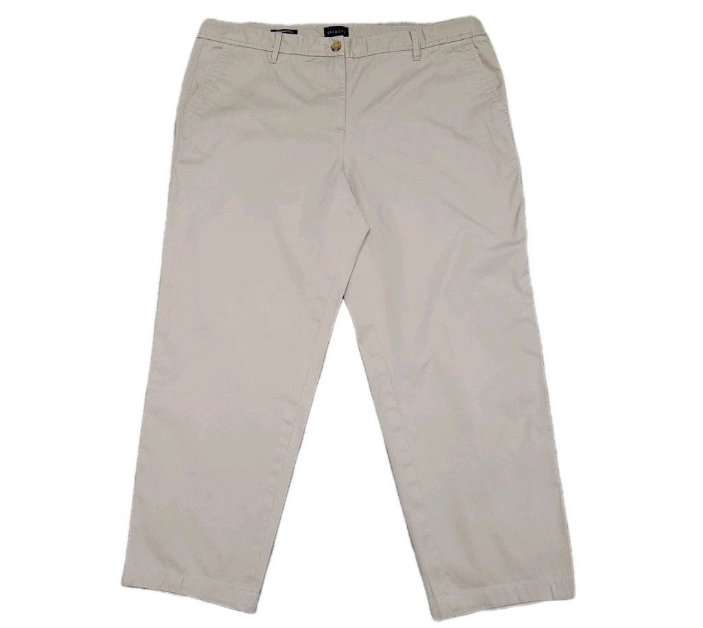Talbots Talbots Relaxed Chino Women's 16 Cotton Waist 38" Inseam 27" Size 38" / US 16 / IT 52 - 3 Thumbnail